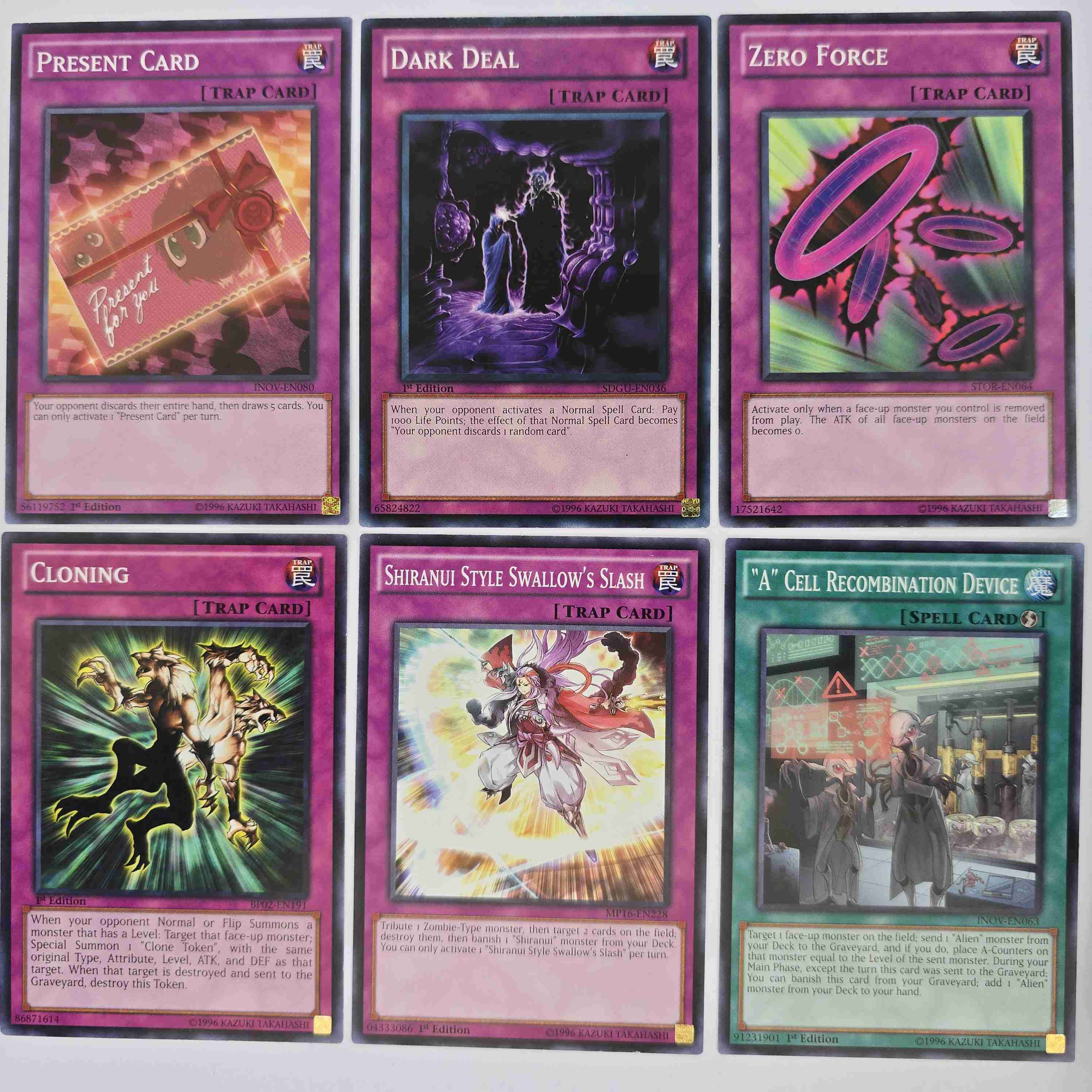 Set 6 cartas de Yu-Gi-Oh - miniatura 1