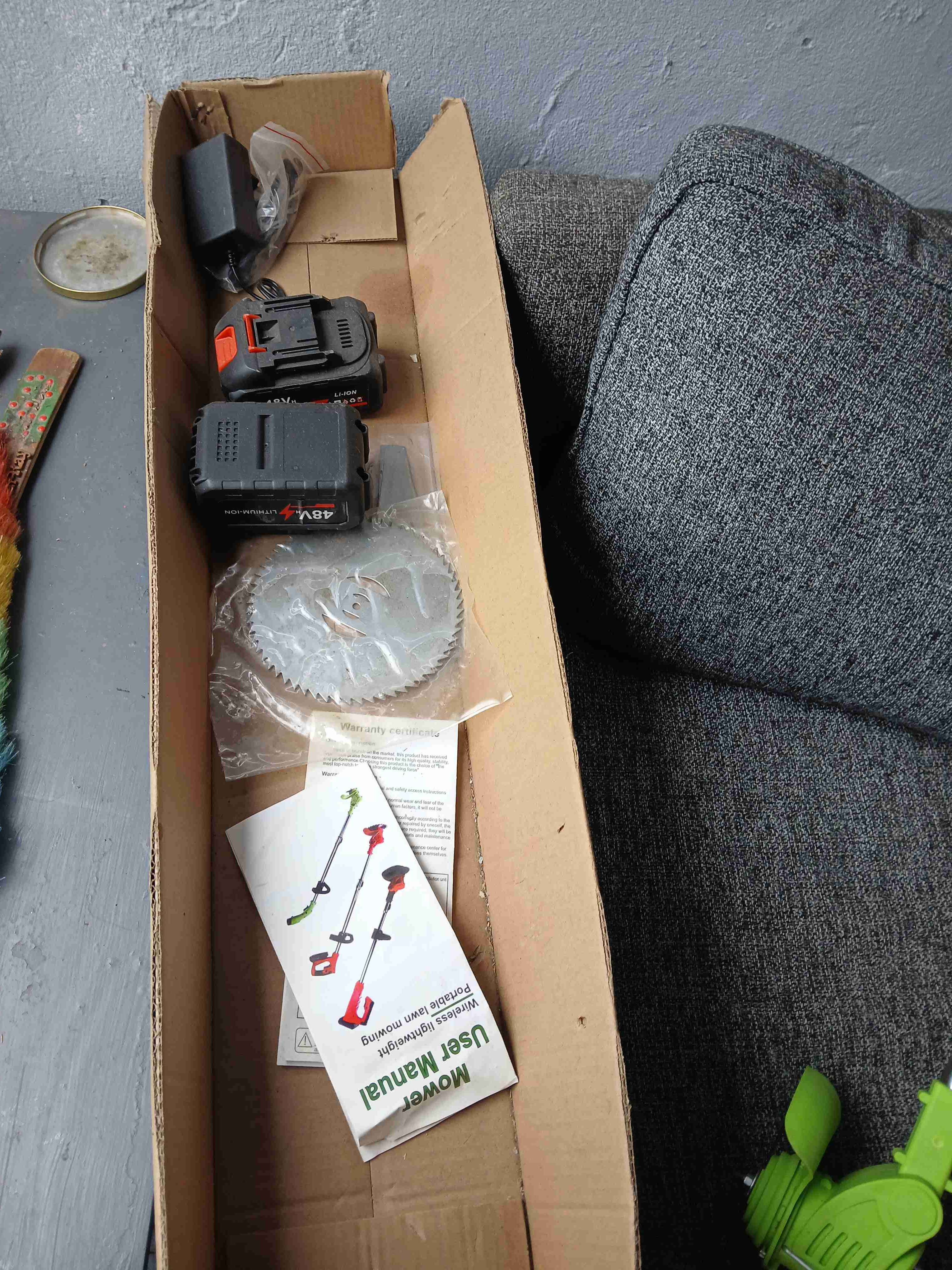 Maquina de cortar pasto y de regalo rastrillo - miniatura 4