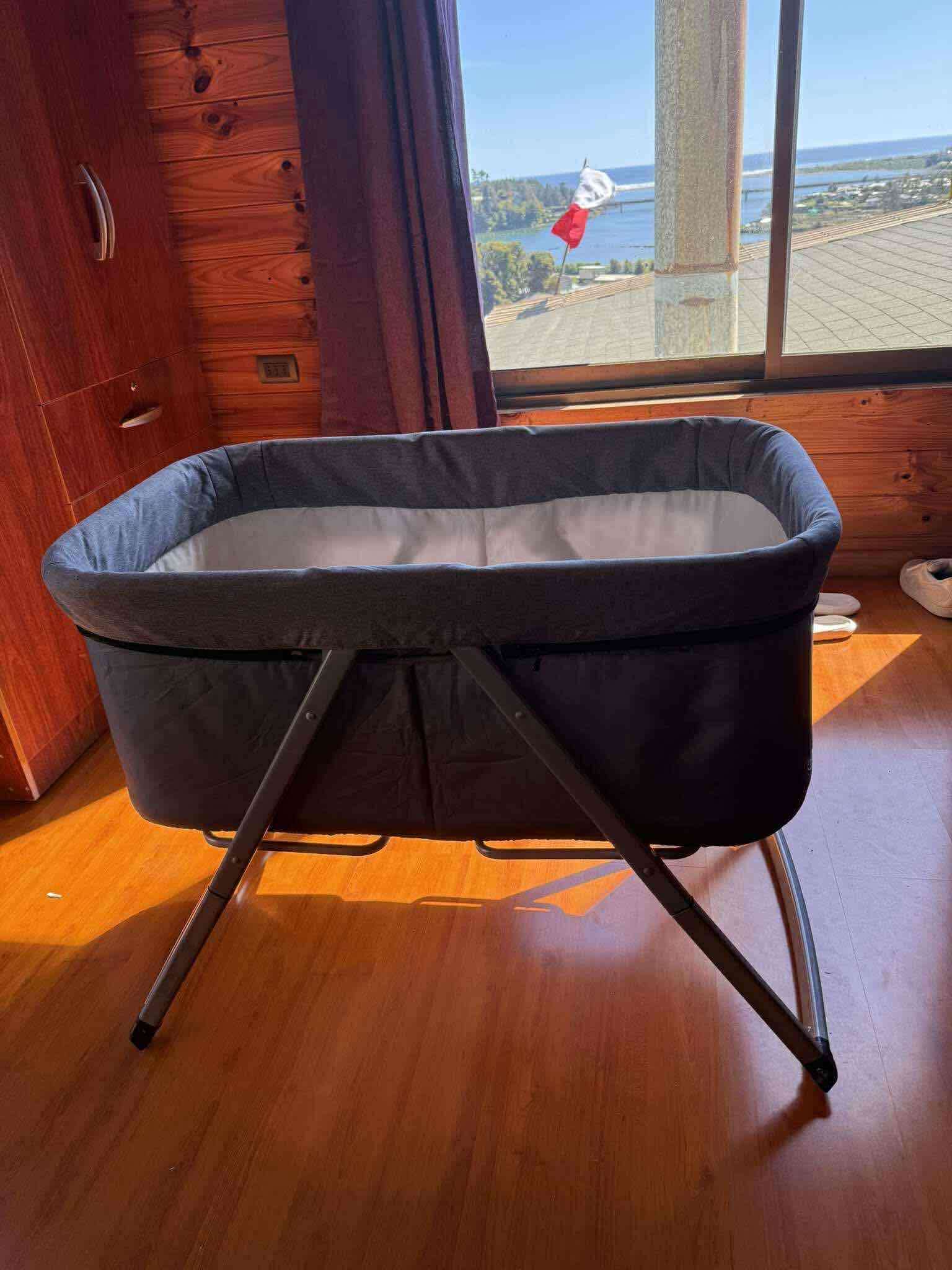 Cuna moisés gris plegable BEBESIT - miniatura 1