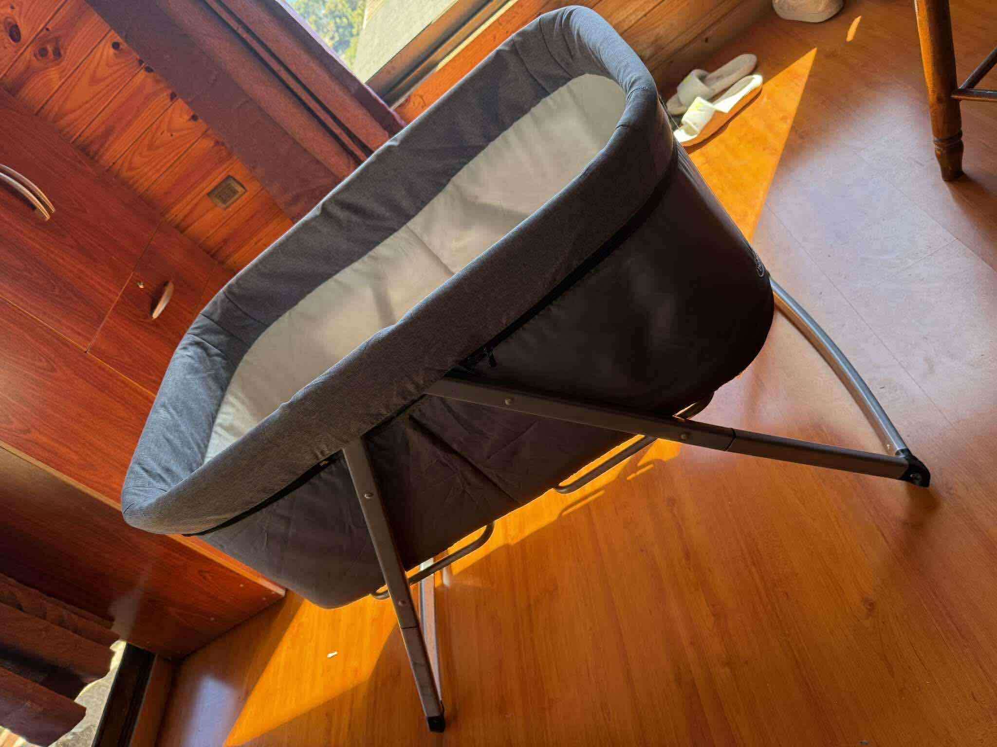 Cuna moisés gris plegable BEBESIT - miniatura 2