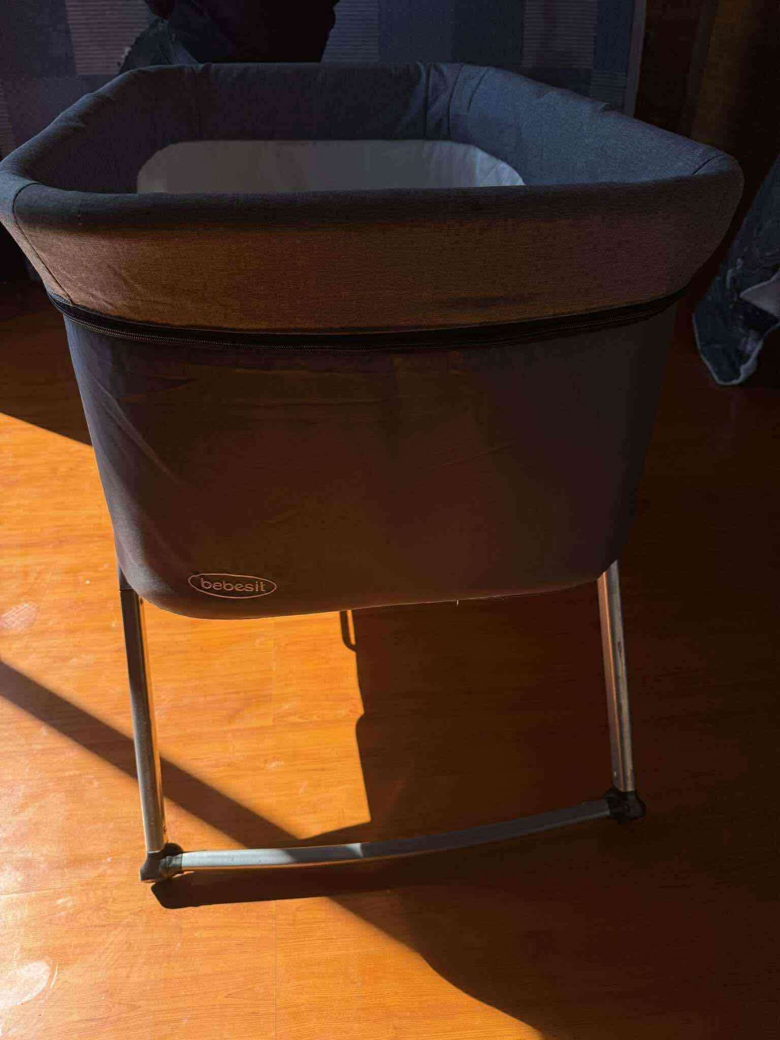 Cuna moisés gris plegable BEBESIT - miniatura 3