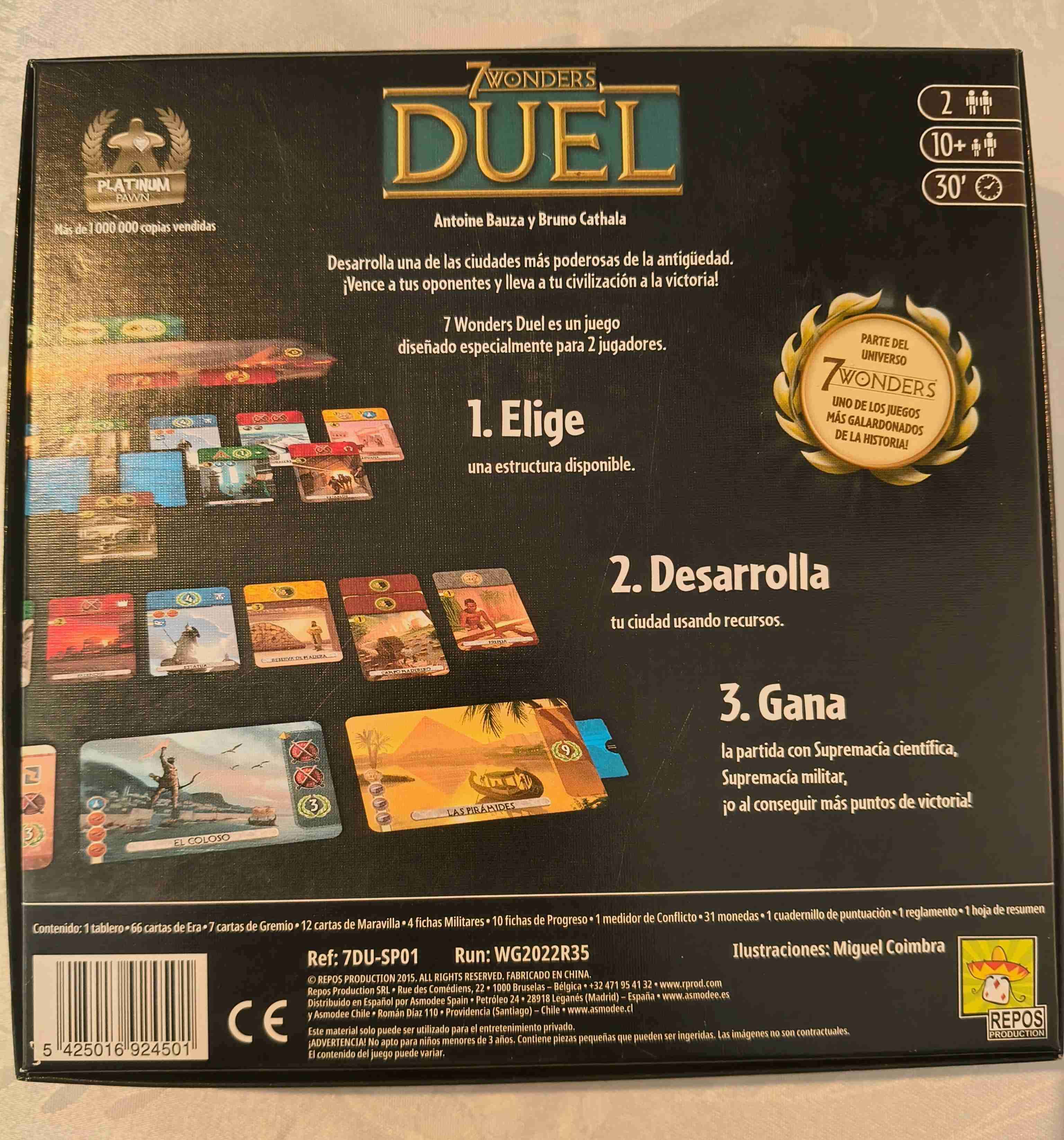 Juego de mesa 7 Wonders Duel - miniatura 2