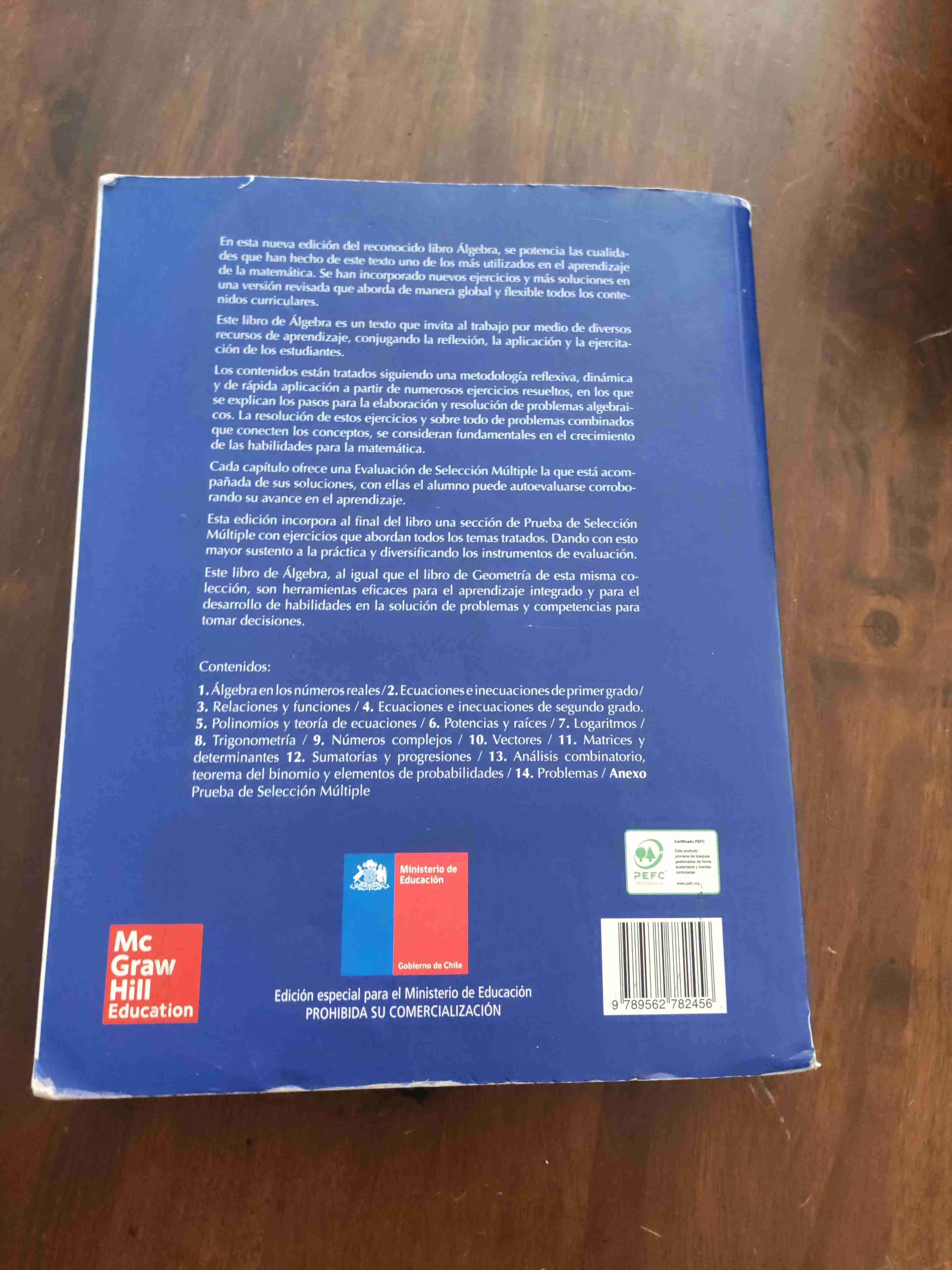 Libro Álgebra McGraw Hill - miniatura 3