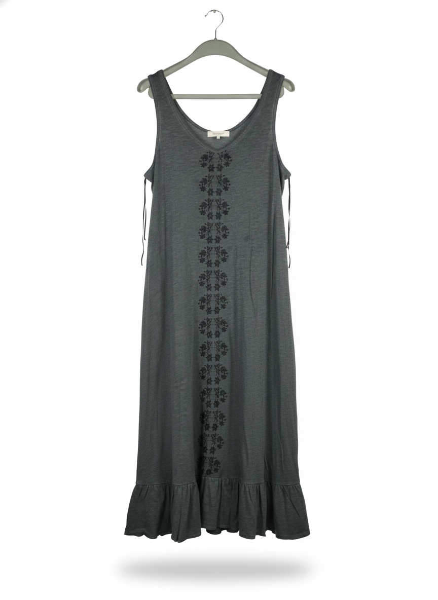 Vestido Maxi Tatienne Talla L - Gris Marengo