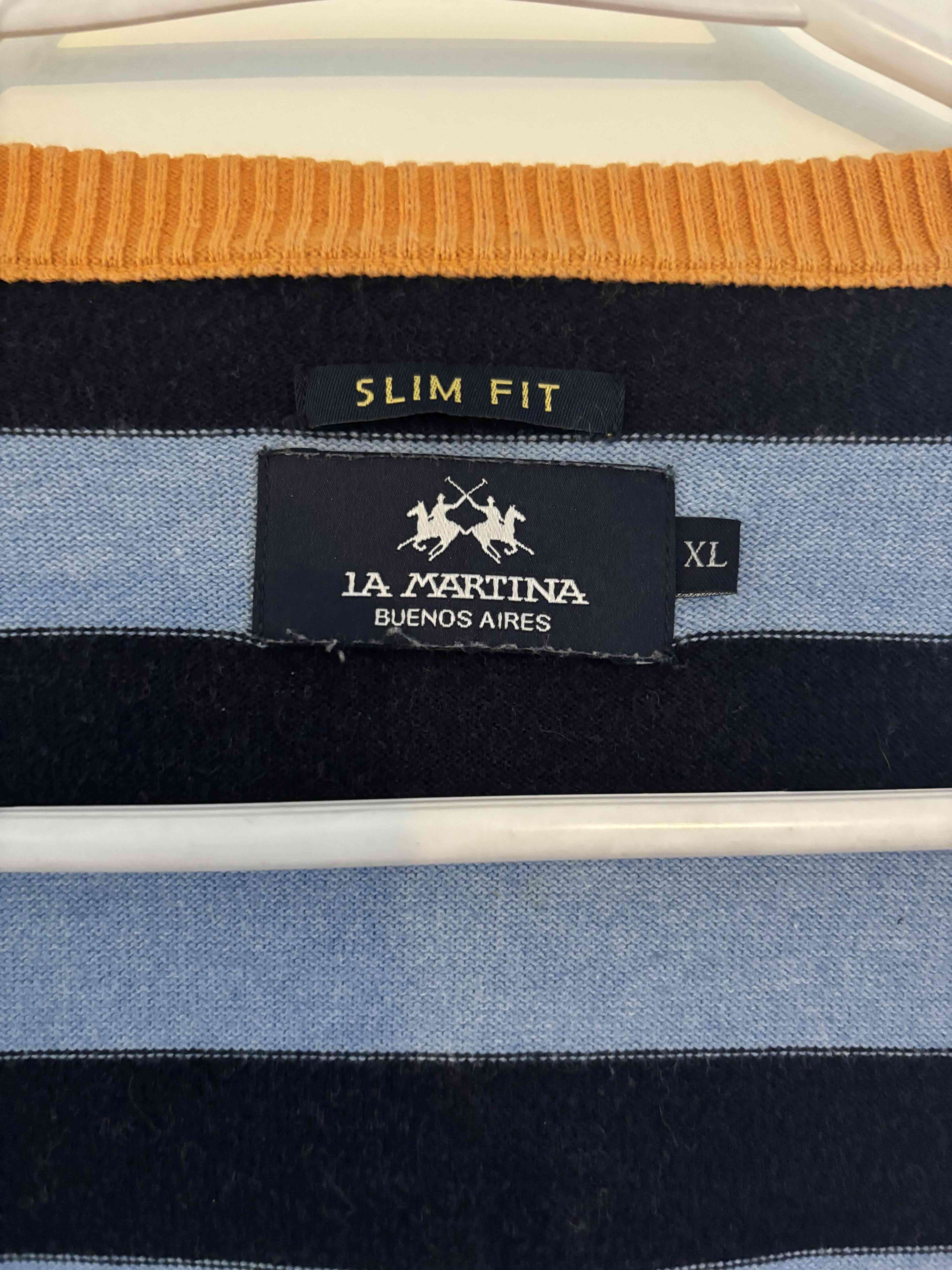 Cardigan a rayas La Martina - miniatura 2