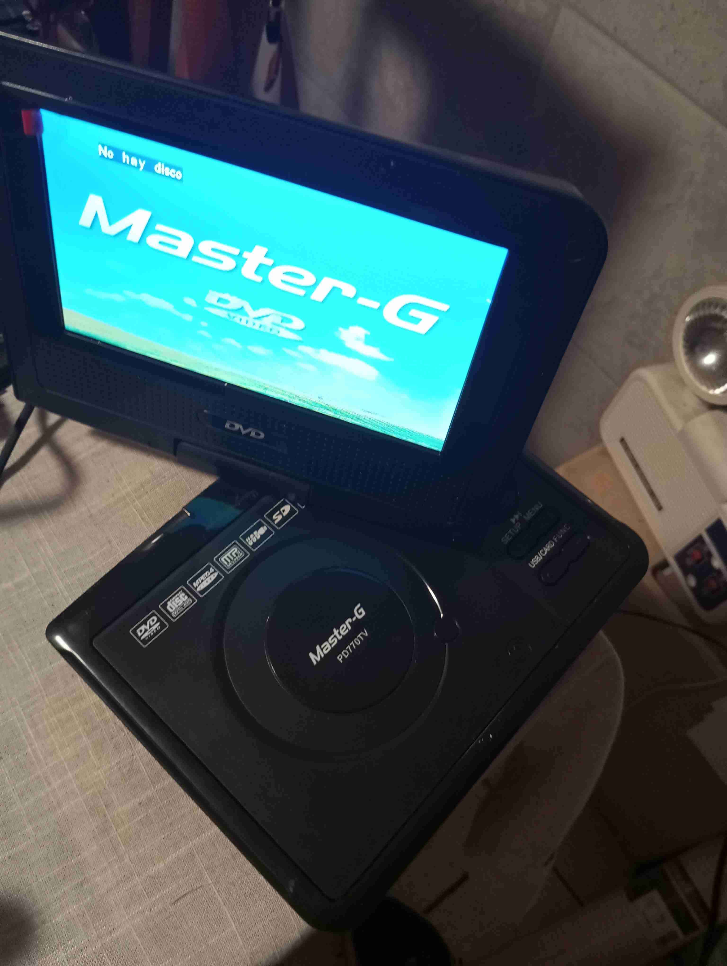 Reproductor DVD Portátil Master-G + Bolso y Contro - miniatura 1