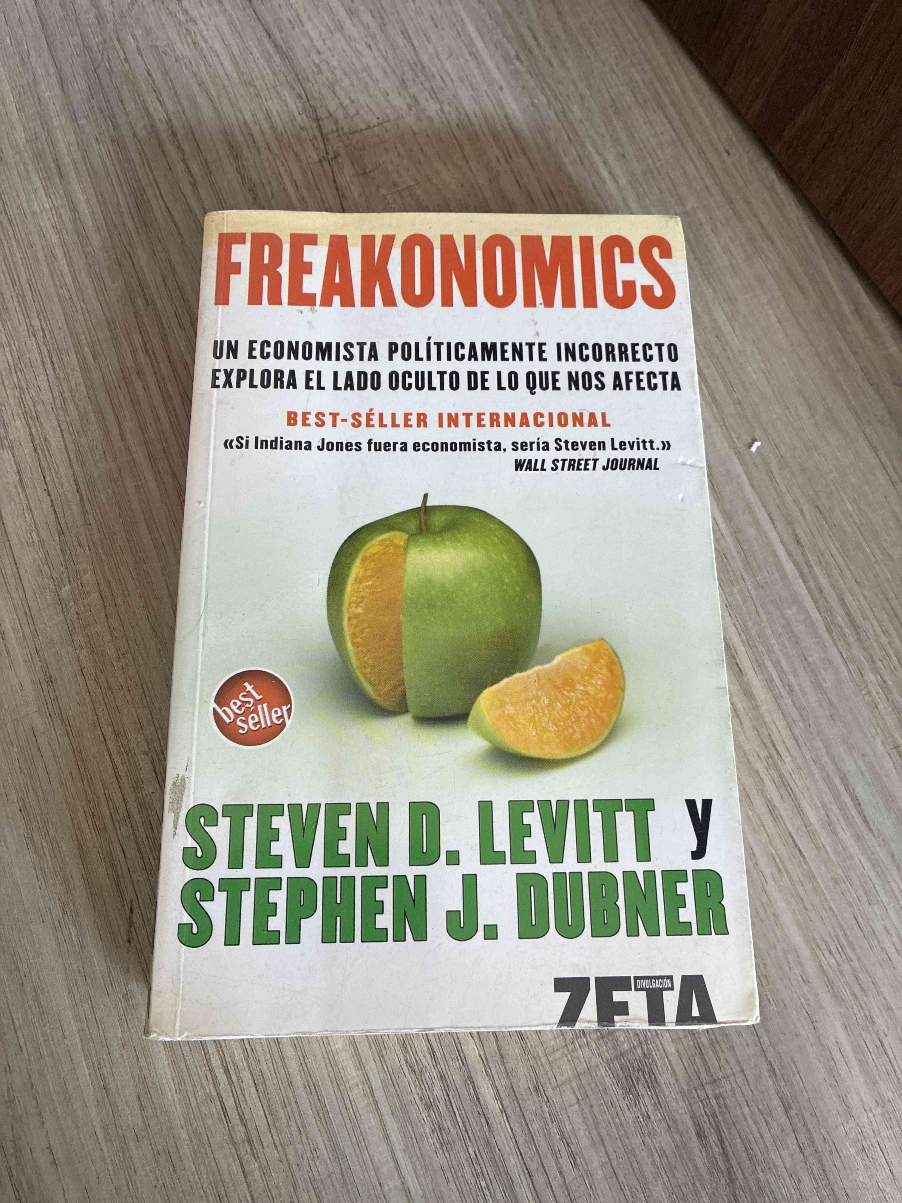Libro Freakonomics de Levitt y Dubner