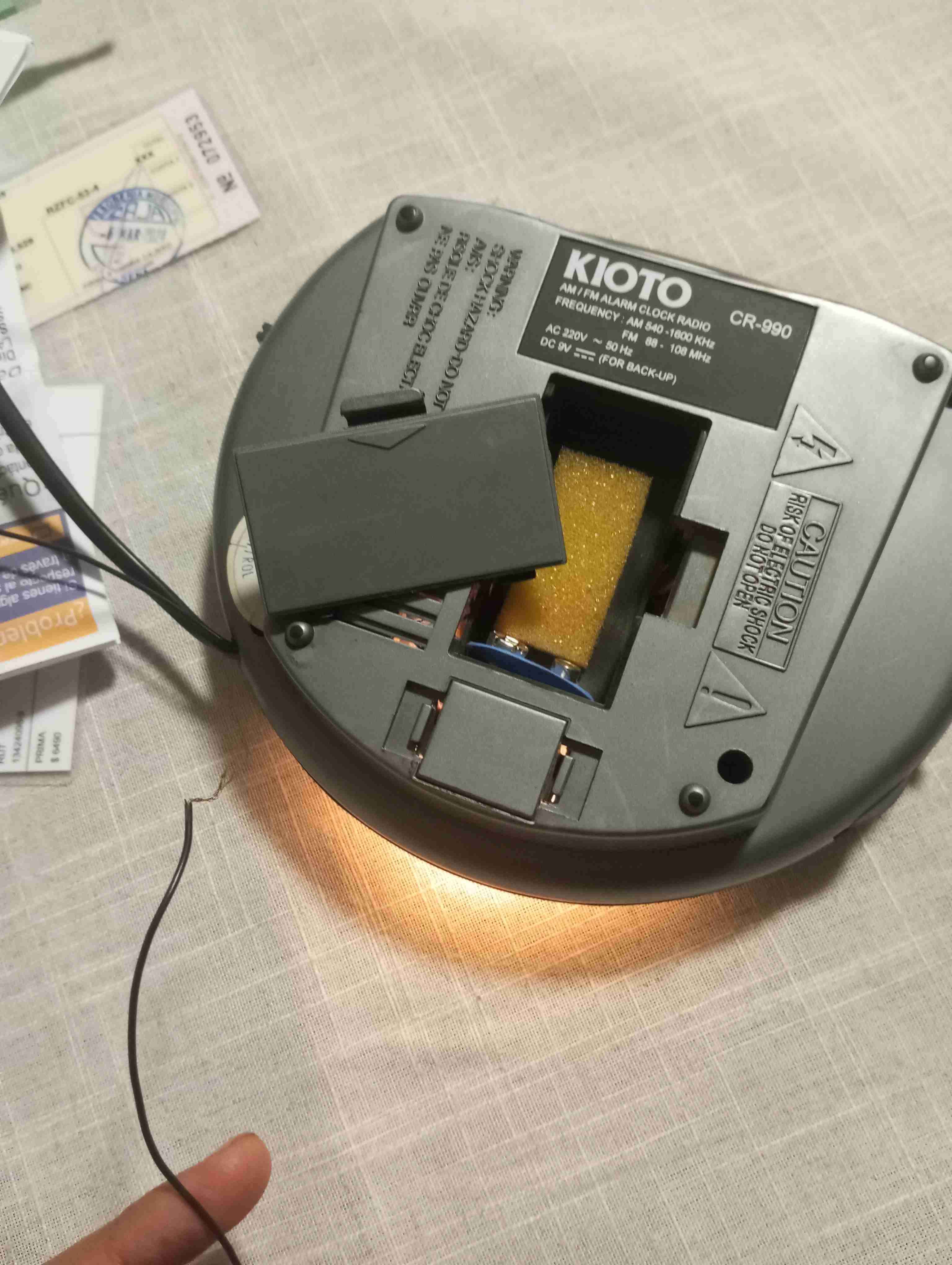 Radio Reloj Despertador Kioto - Impecable, como nu - miniatura 4