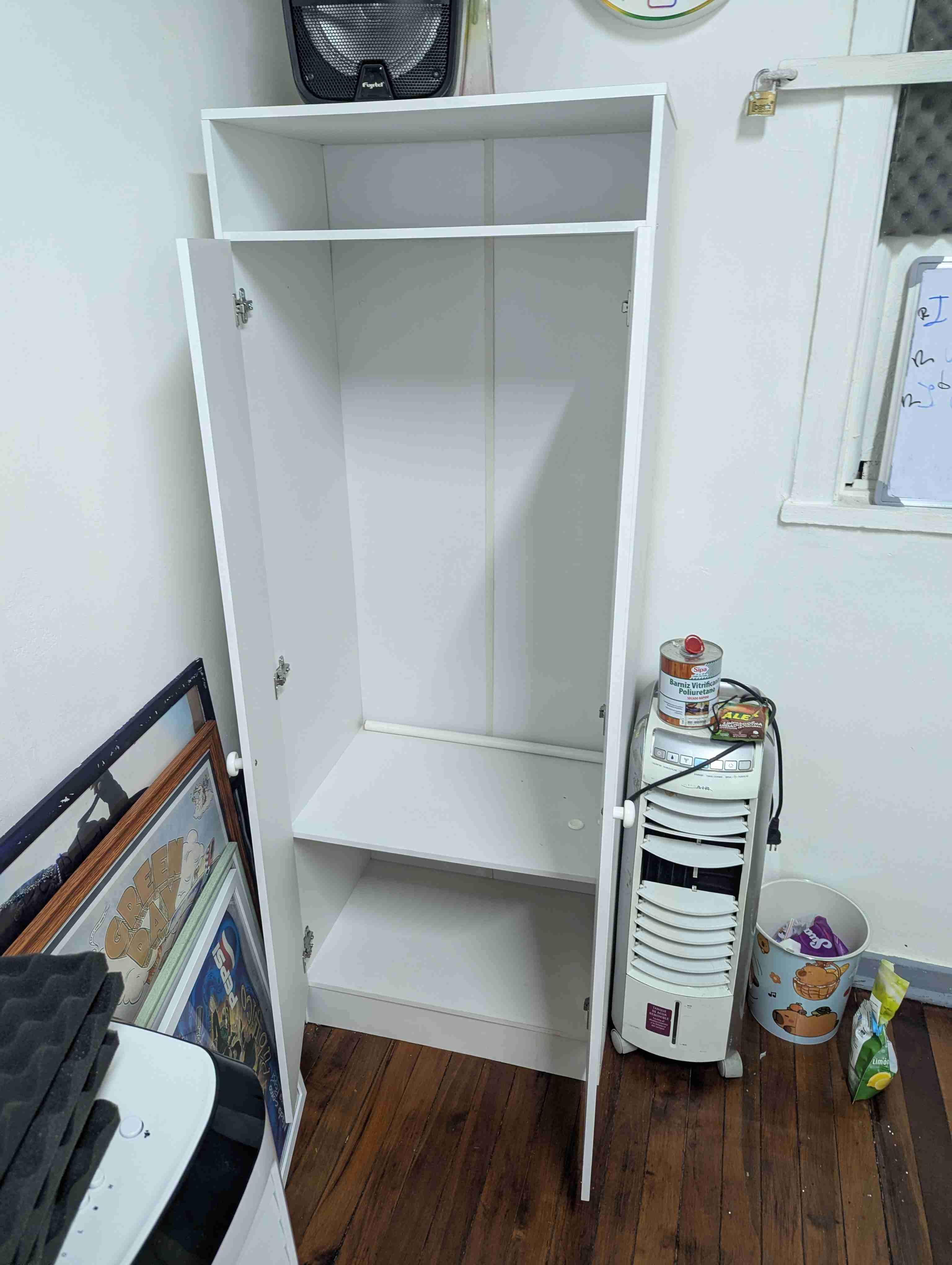 Armario blanco alto - miniatura 2