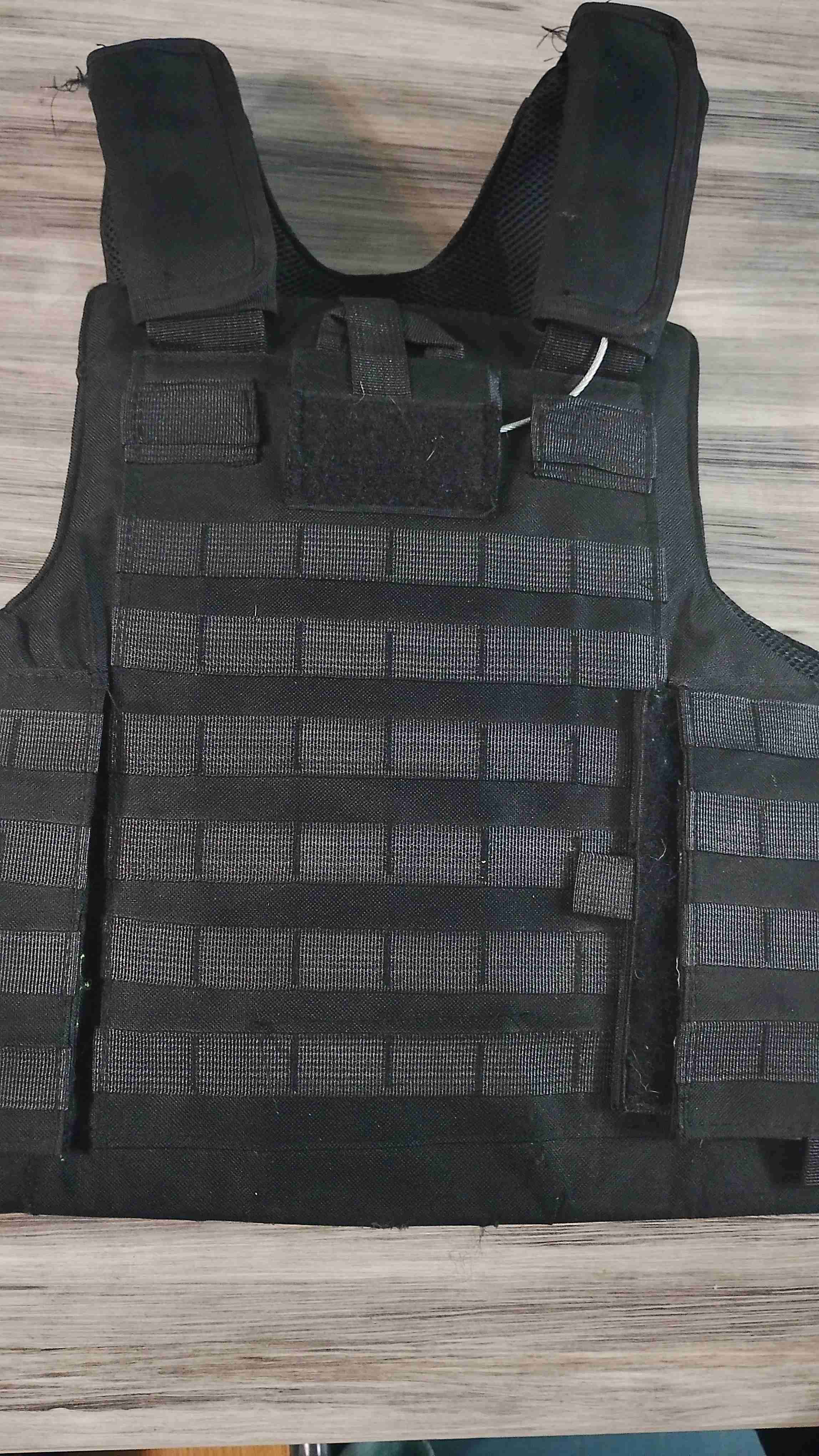 Chaleco táctico negro - miniatura 3