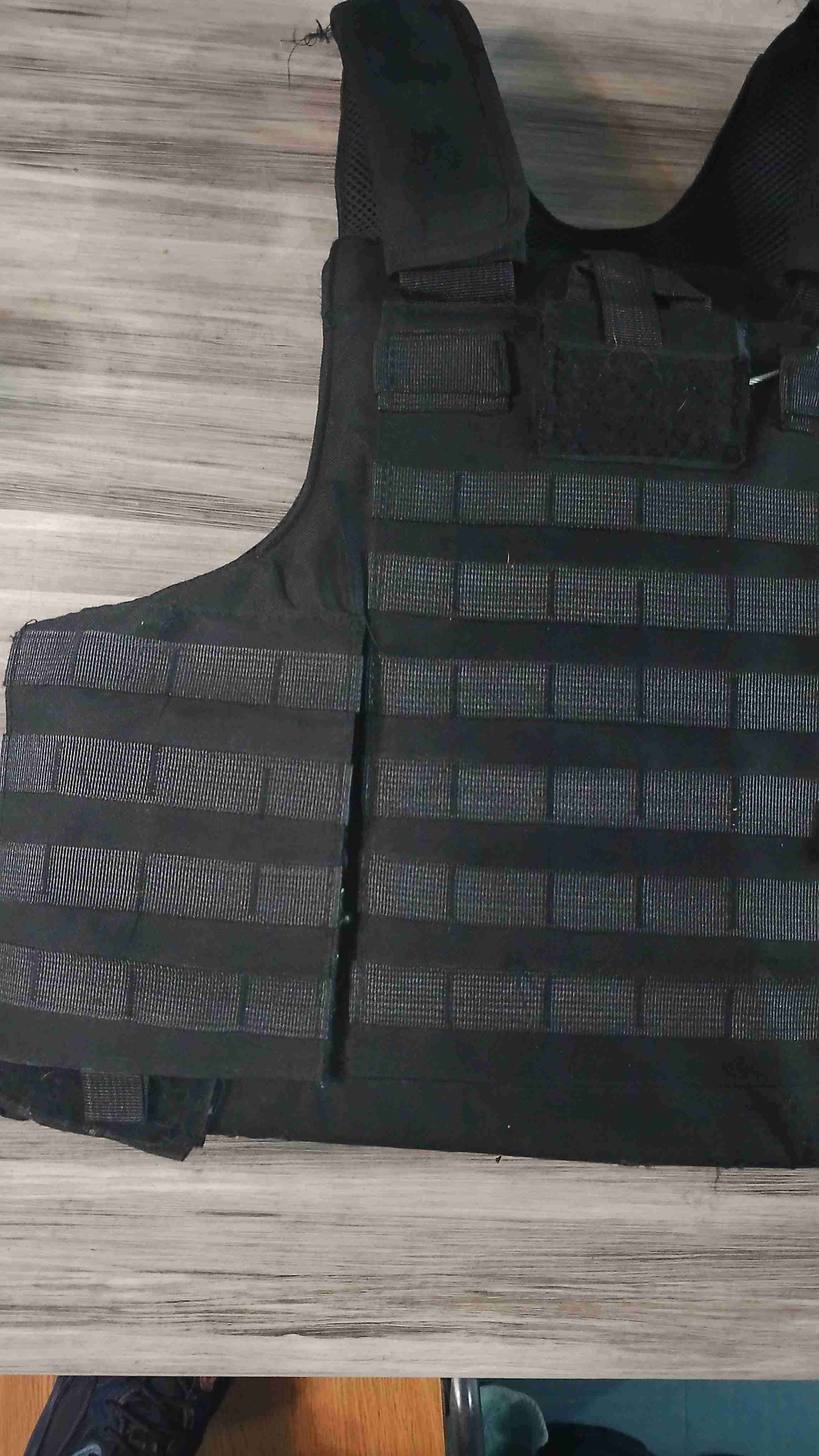 Chaleco táctico negro - miniatura 4