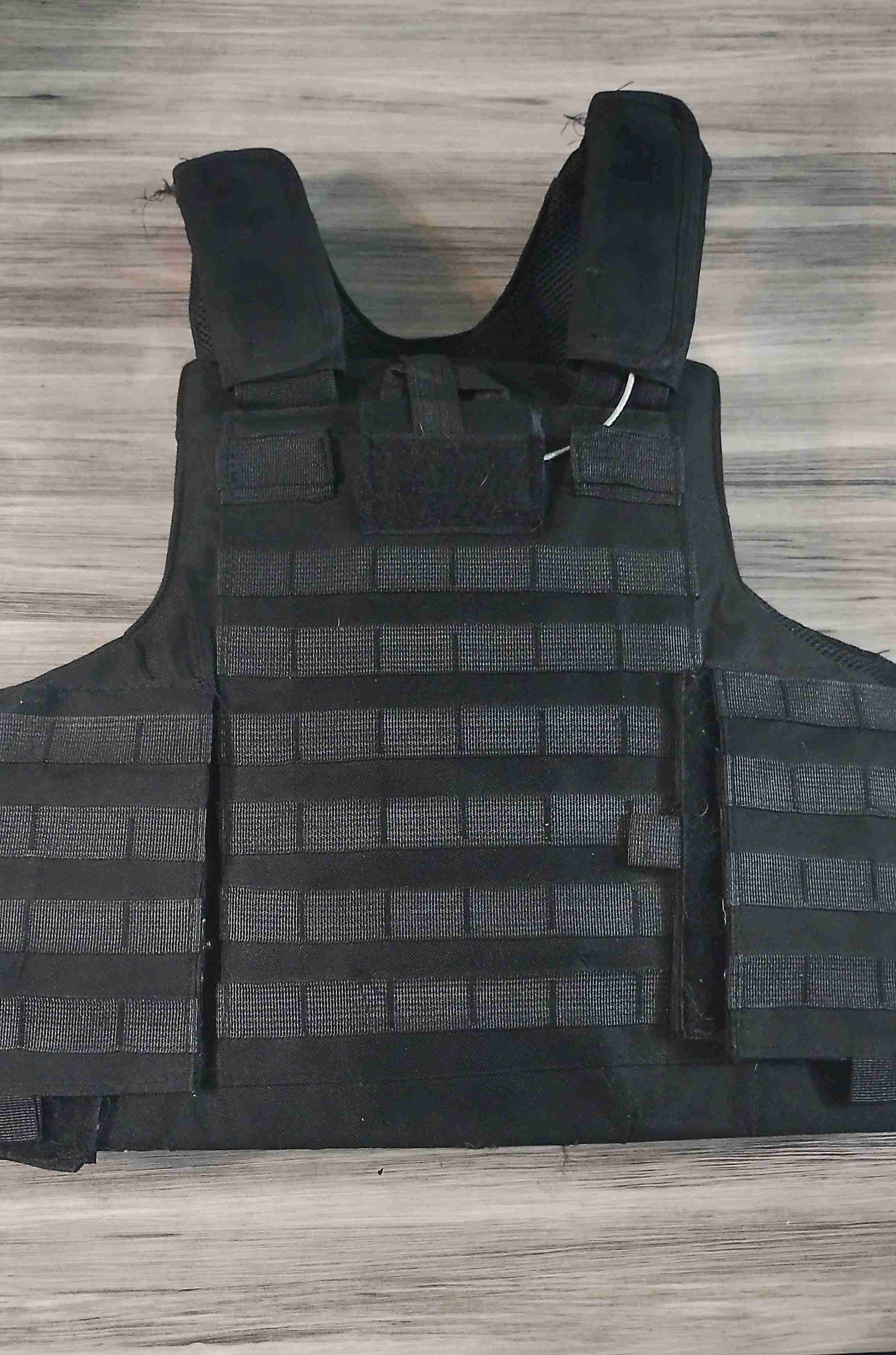 Chaleco táctico negro - miniatura 6