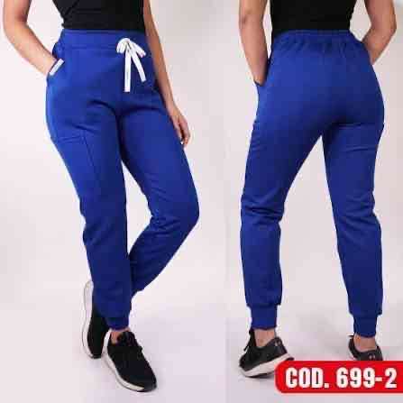 Pantalones deportivos azul con lazo