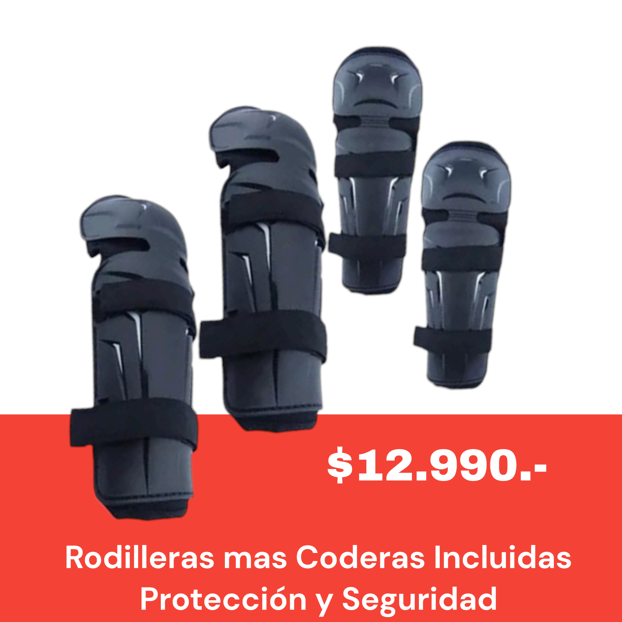 Set de rodilleras y Coderas Motos/Bici/Tactico