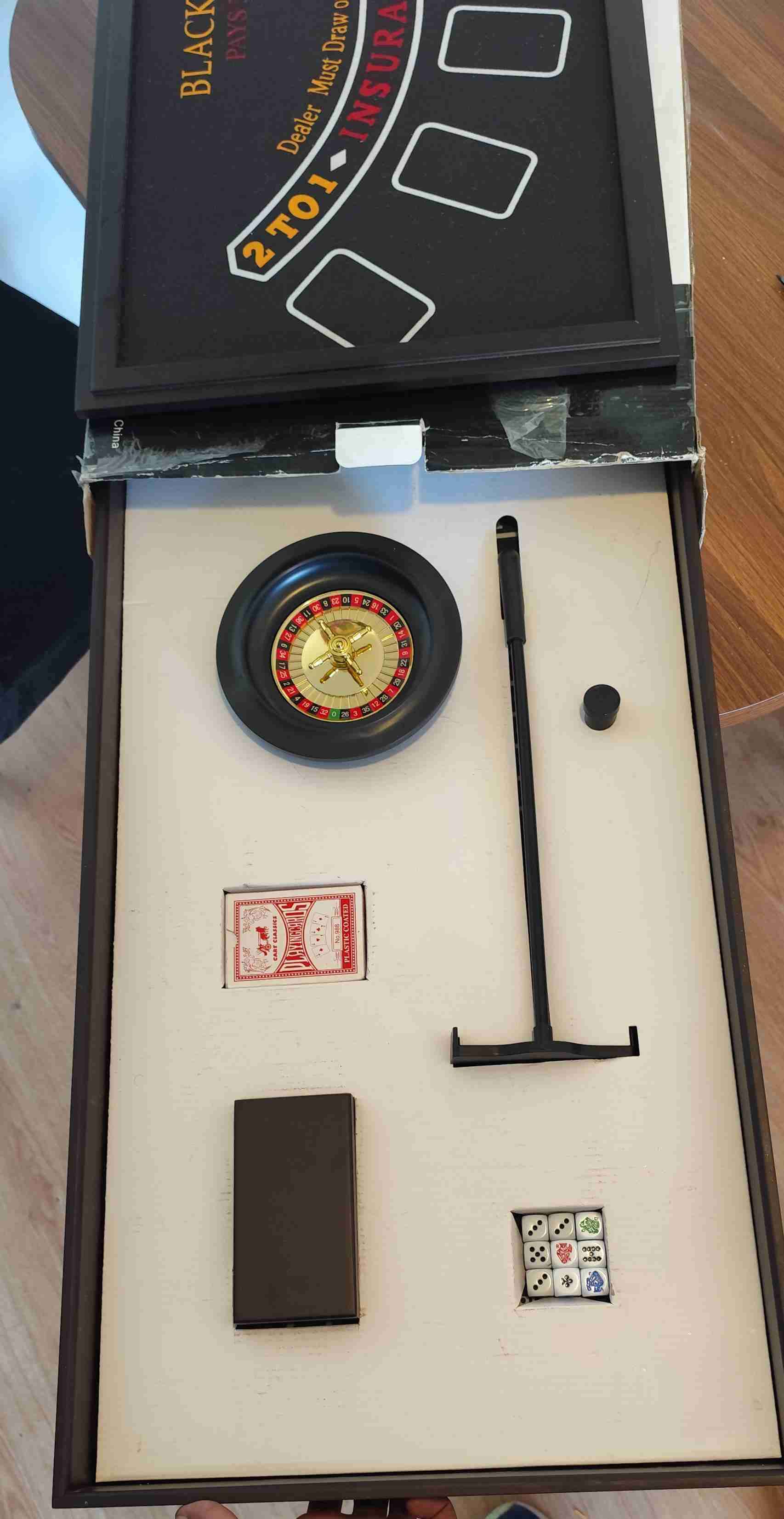 Set de casino 4 en 1 Kenmark - miniatura 2