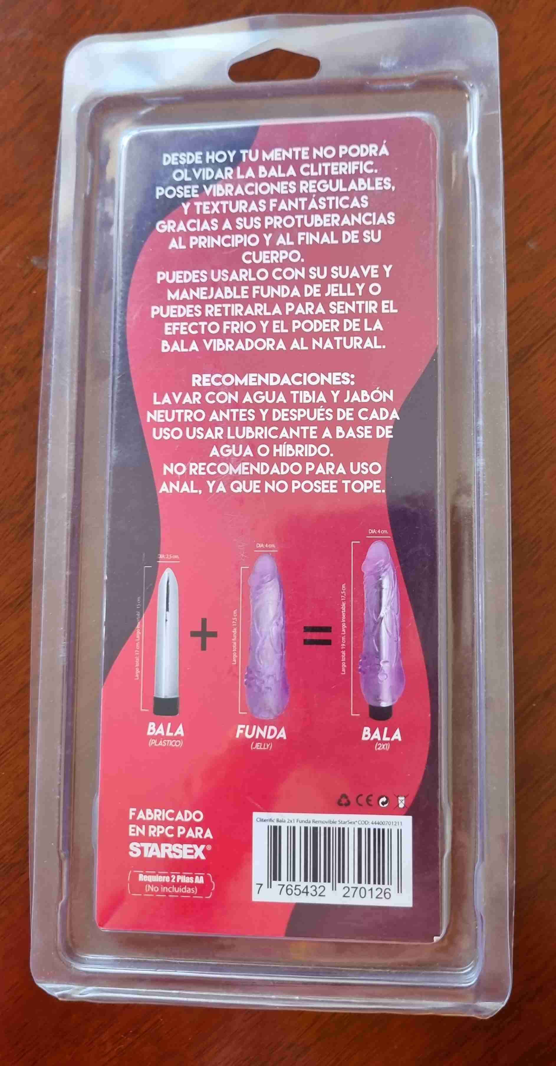 Estimulador Cliterific morado bala 2x1 - miniatura 2