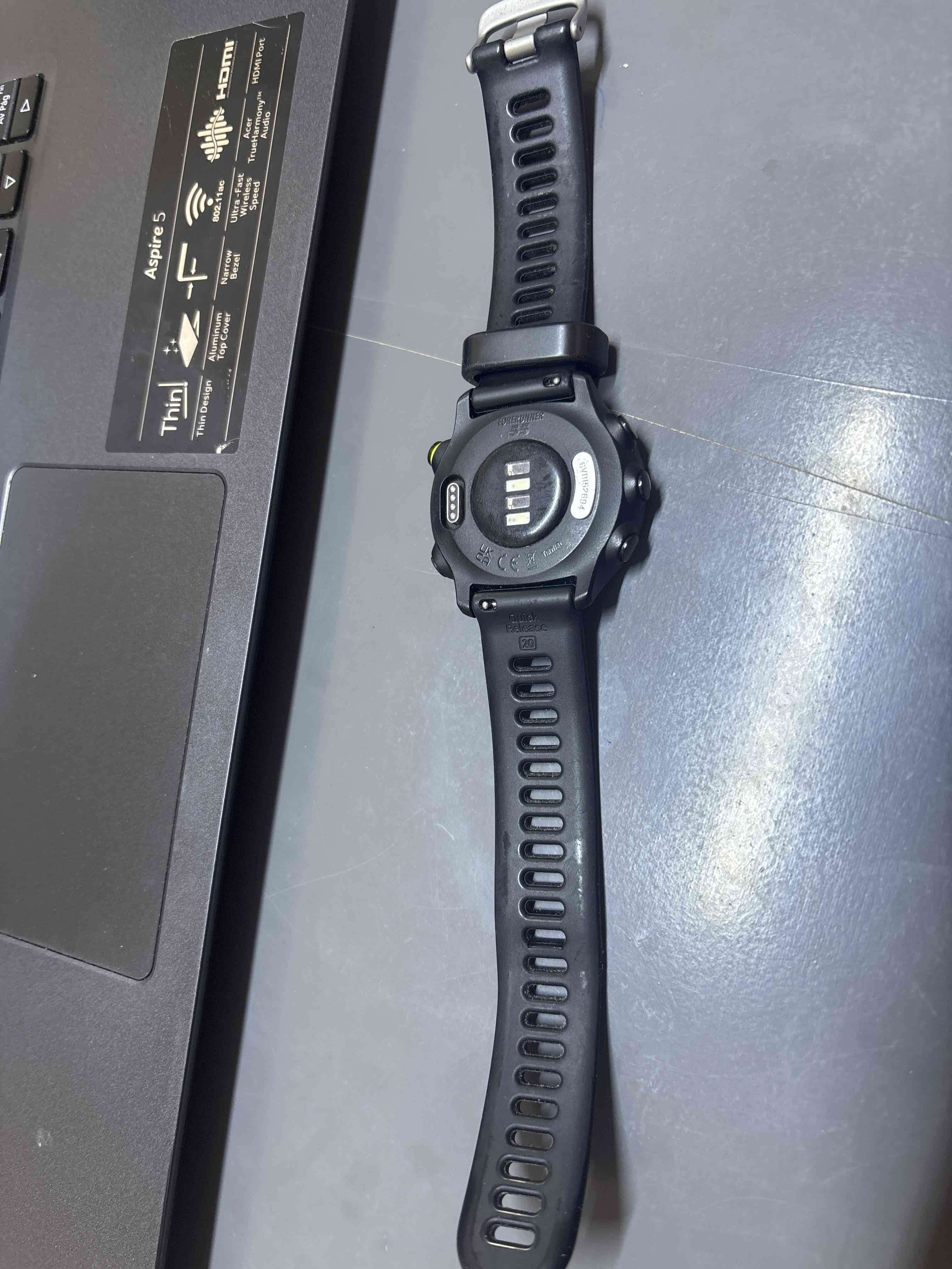 Reloj deportivo Garmin negro FR 55 - miniatura 2