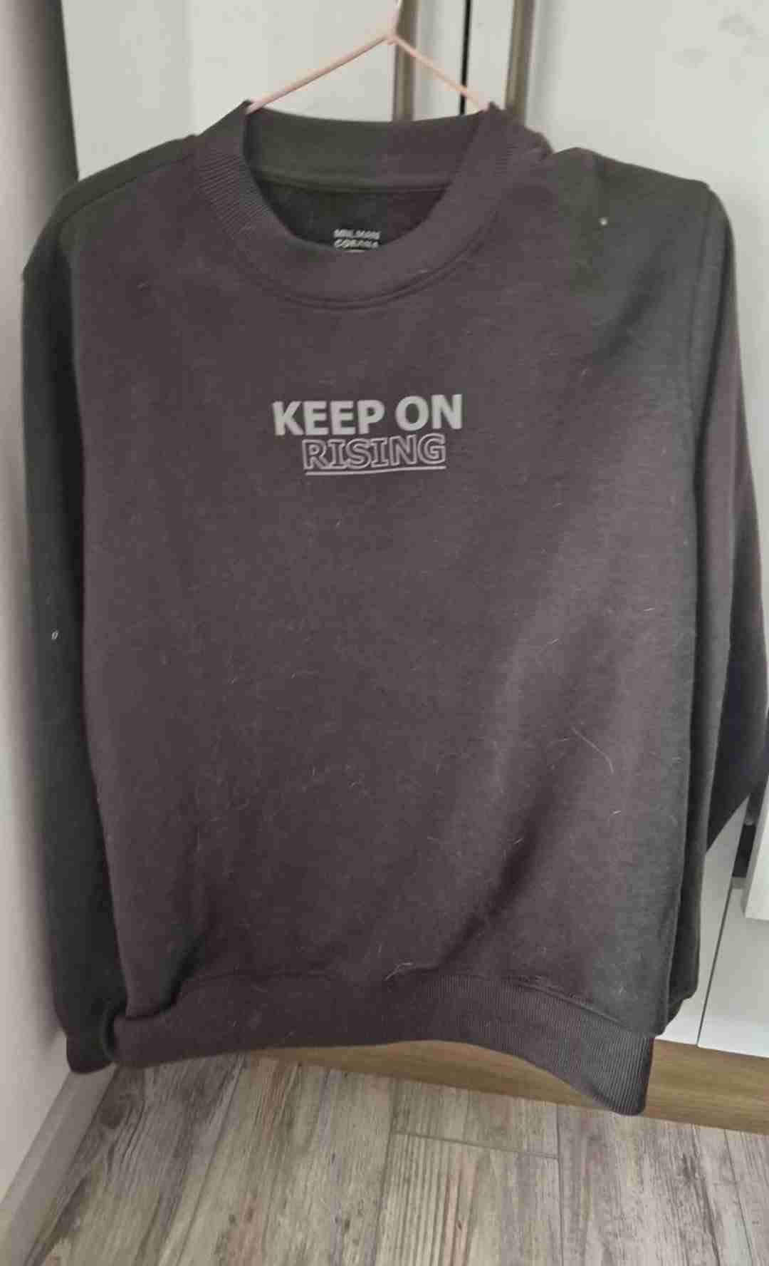 Polerón negro unisex talla m - miniatura 2