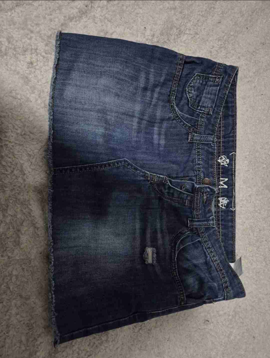 Falda de mezclilla azul talla M - miniatura 2