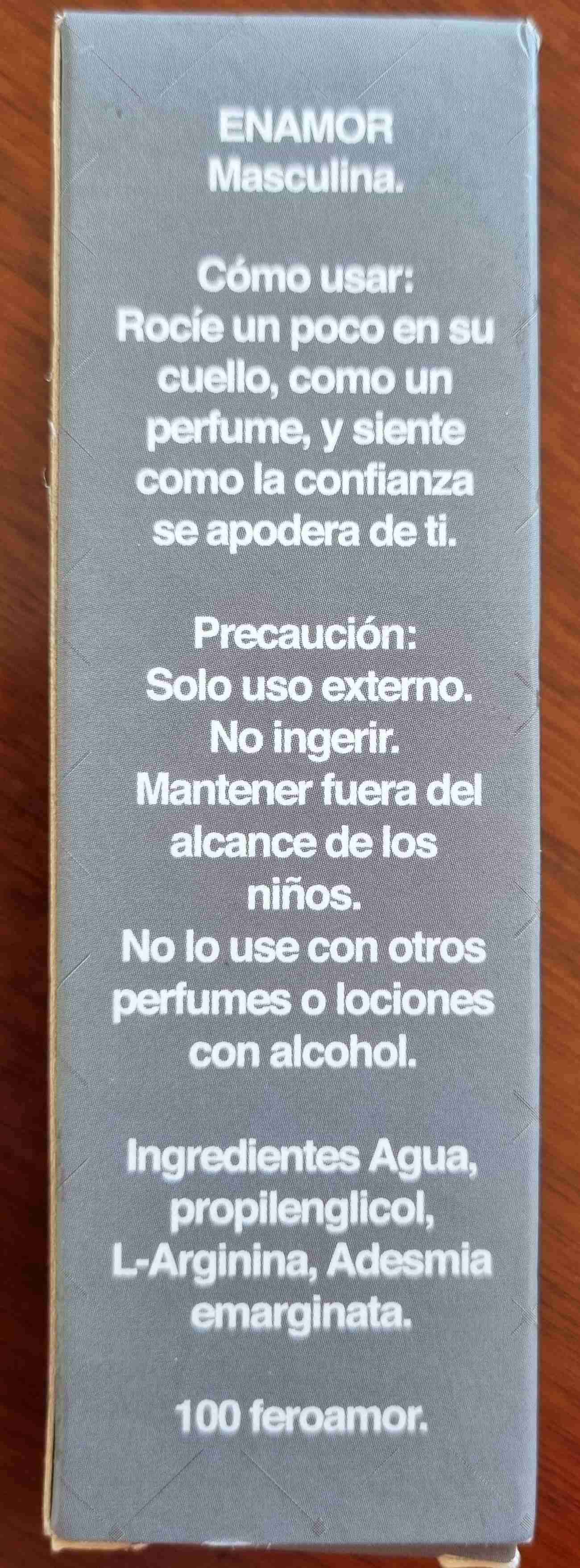 Feromonas  Enamor masculino 30ml - miniatura 2