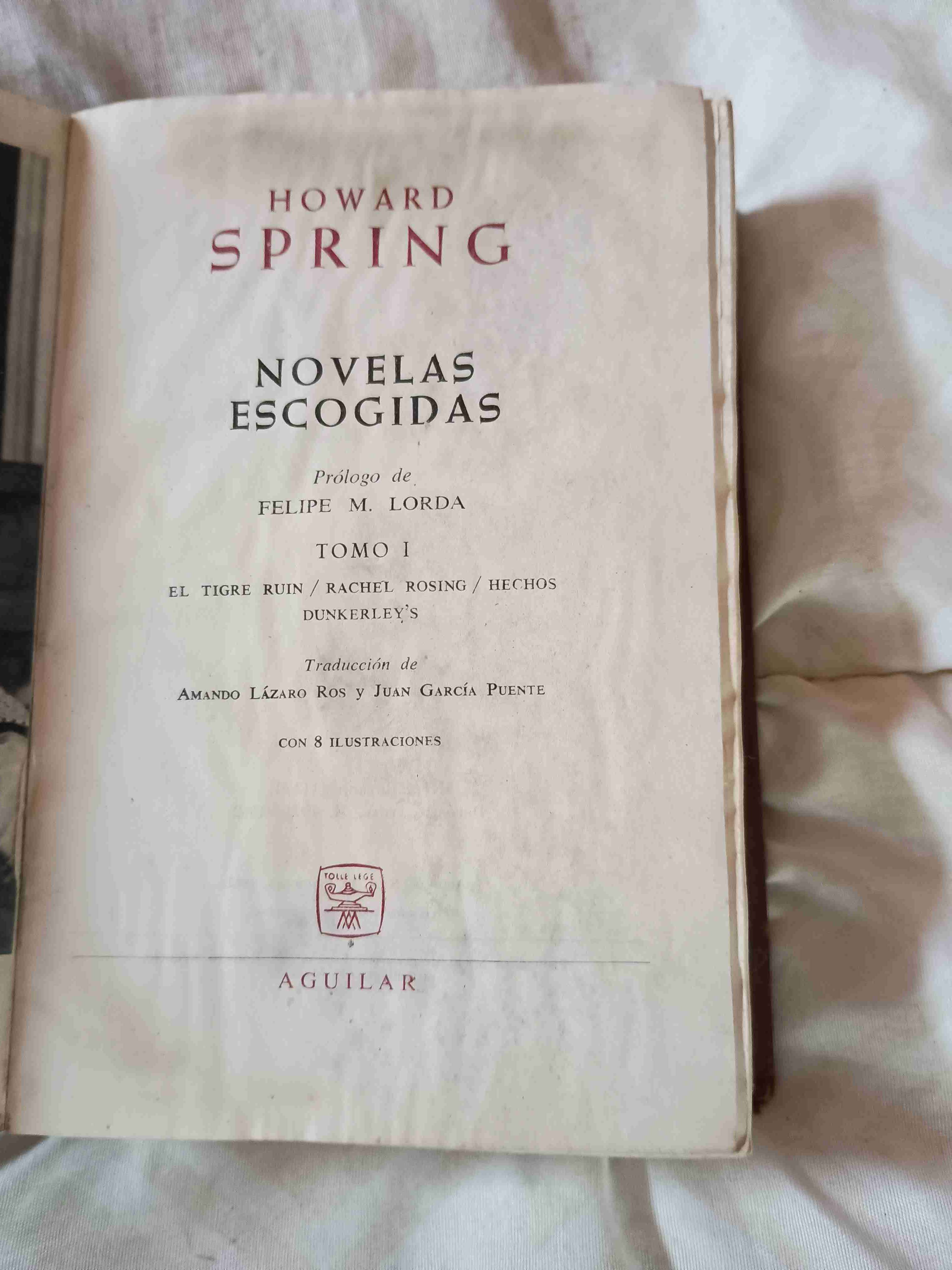 Libro Novelas Escogidas Howard Spring - miniatura 2