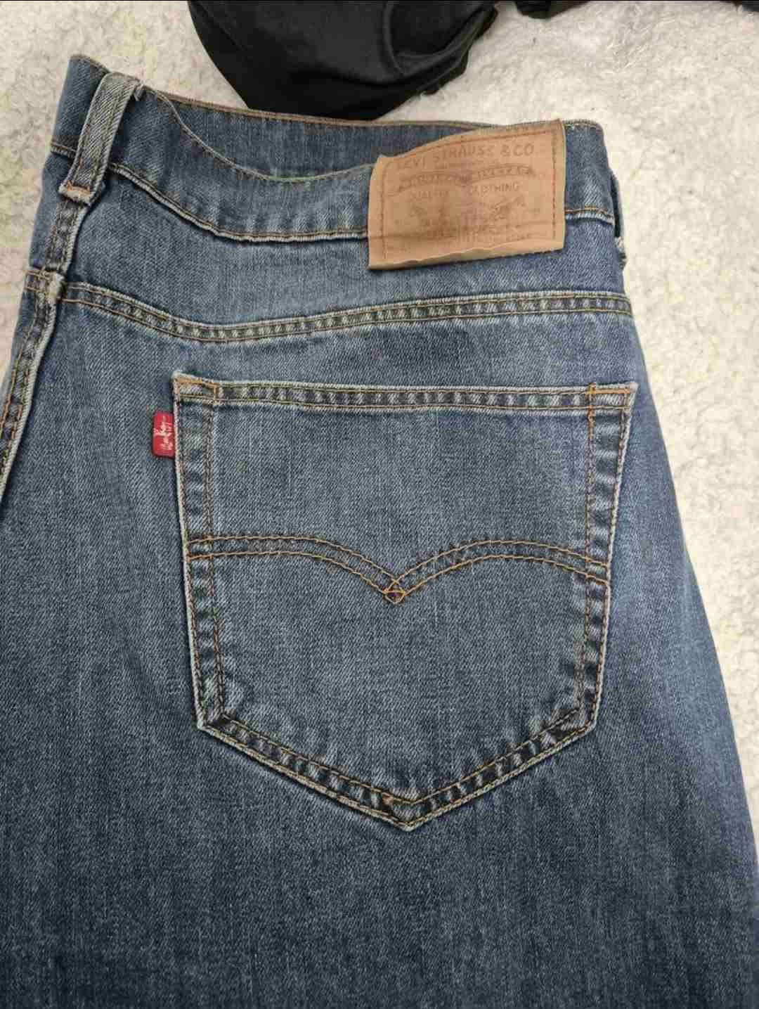 Jeans azul baggy Levi's de mezclilla - miniatura 1