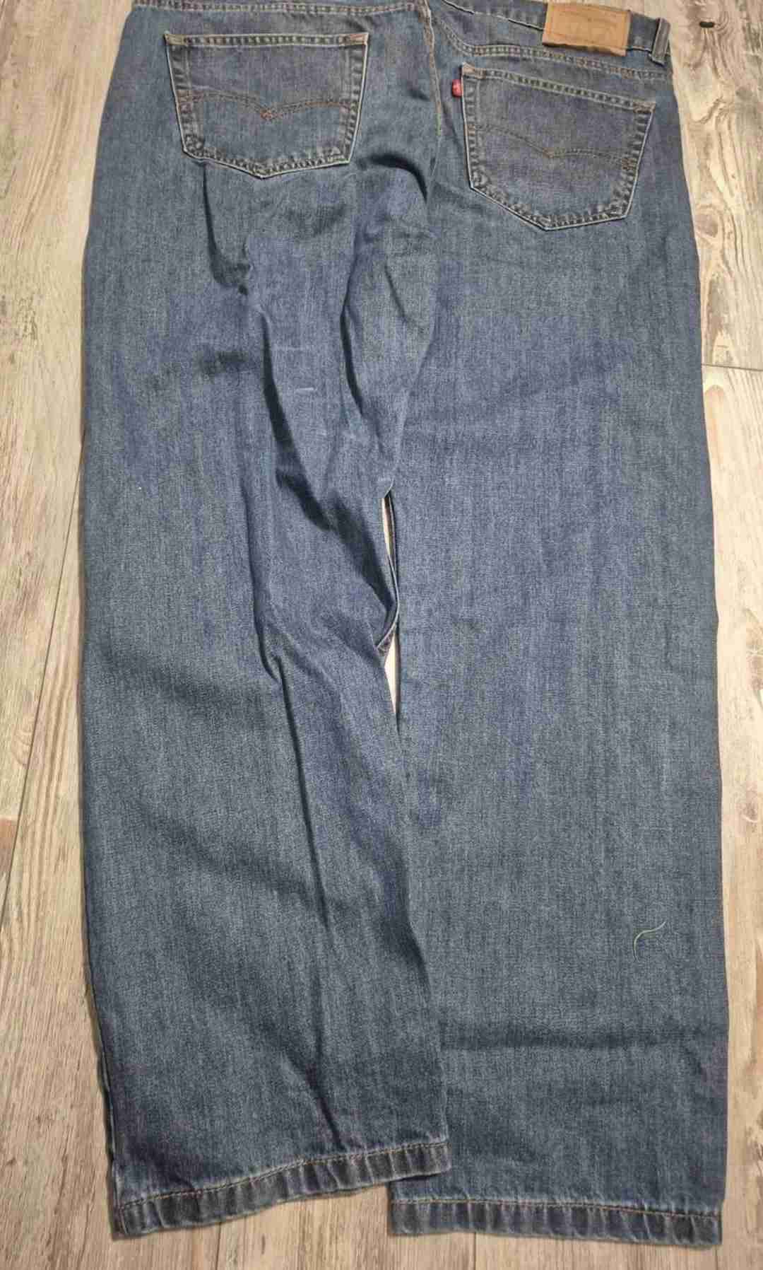 Jeans azul baggy Levi's de mezclilla - miniatura 3