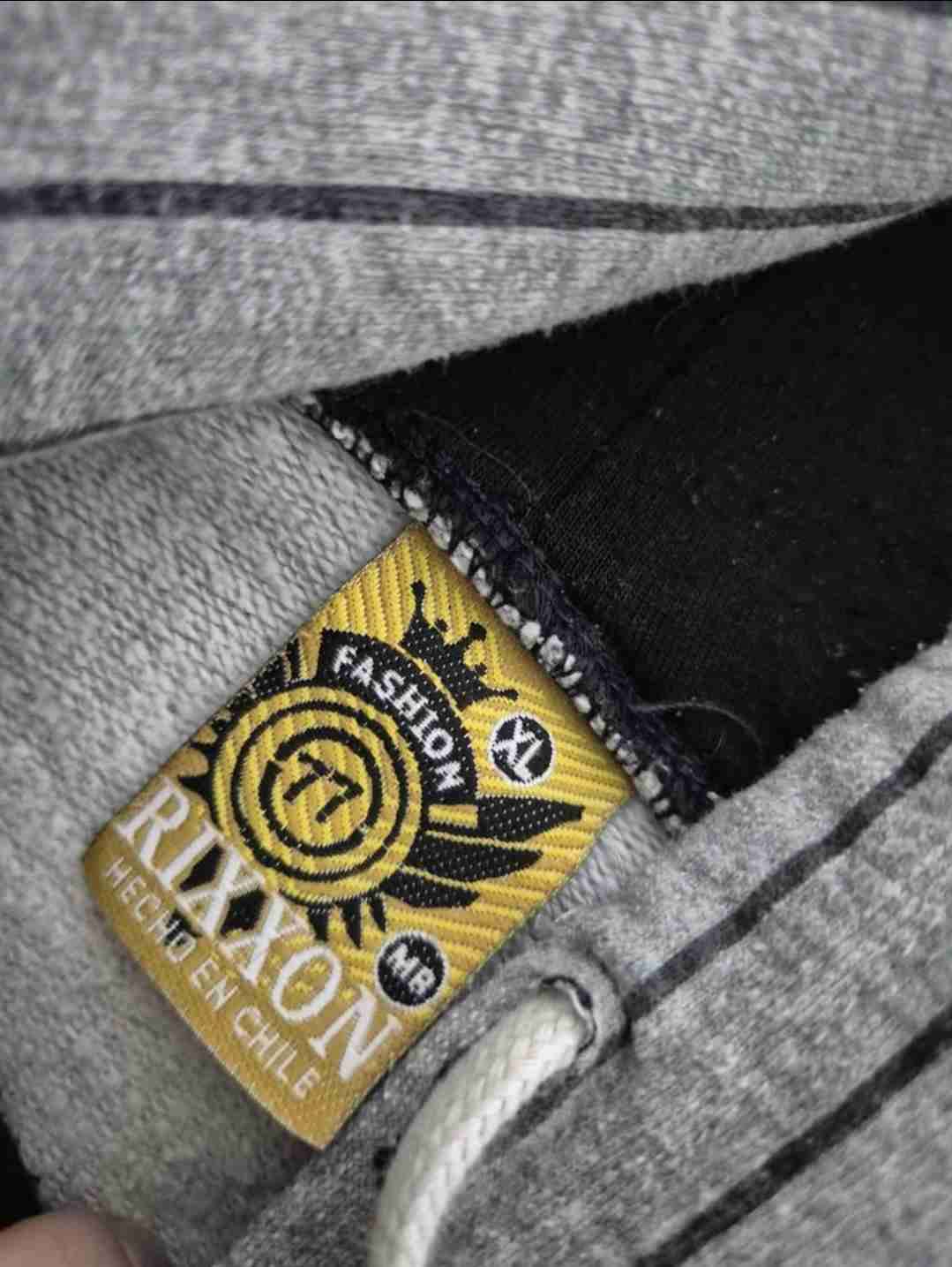 Polerón con capucha URBAN gris y negro - miniatura 6