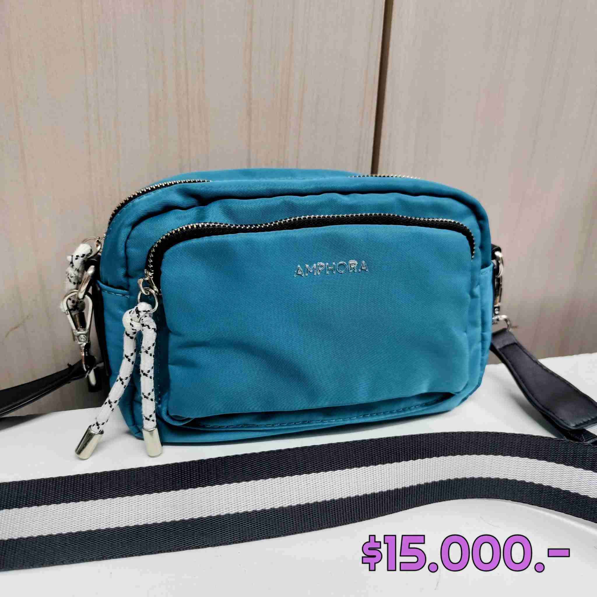 Bandolera azul Amphora