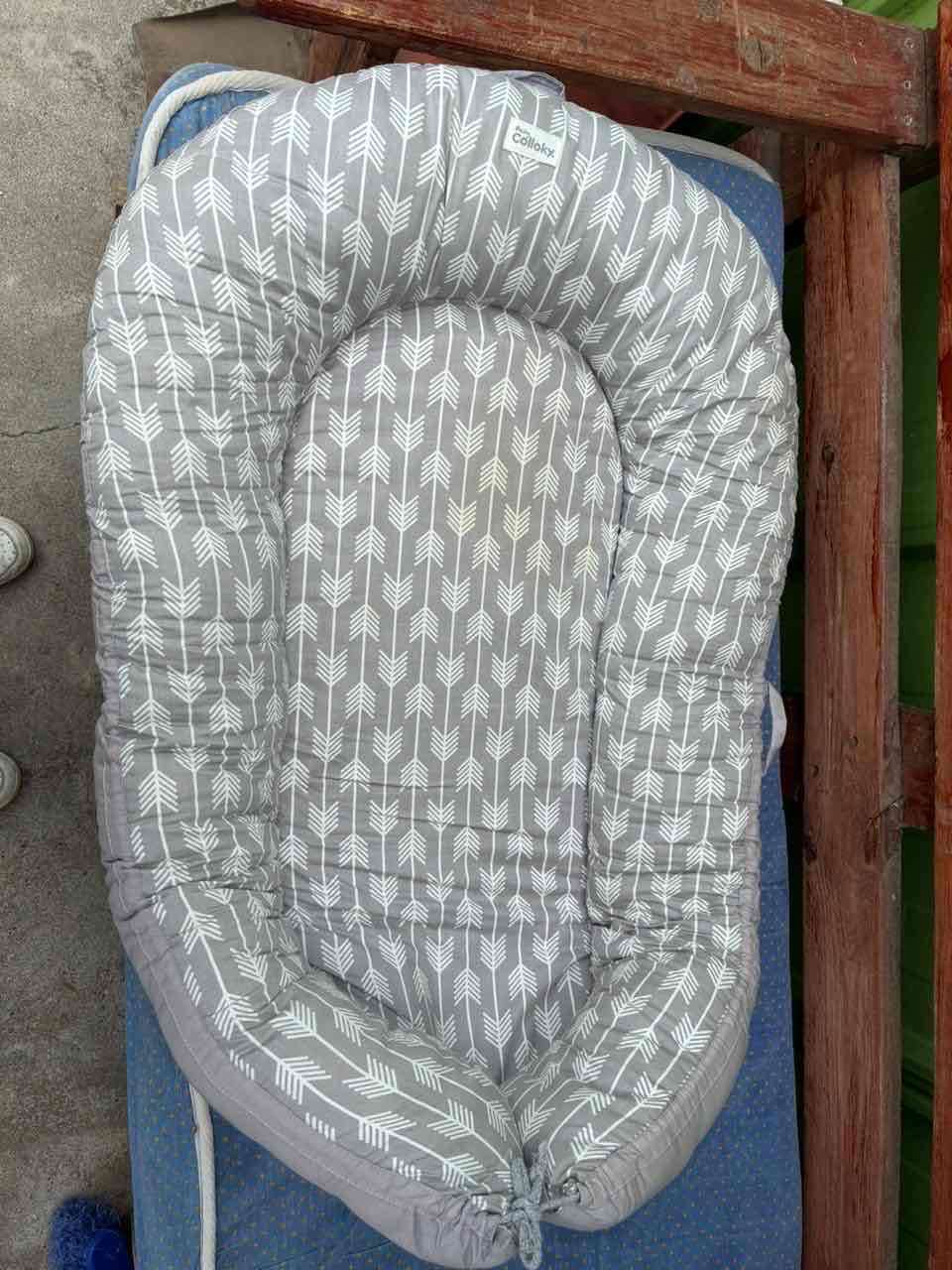 Nido colecho para bebé gris