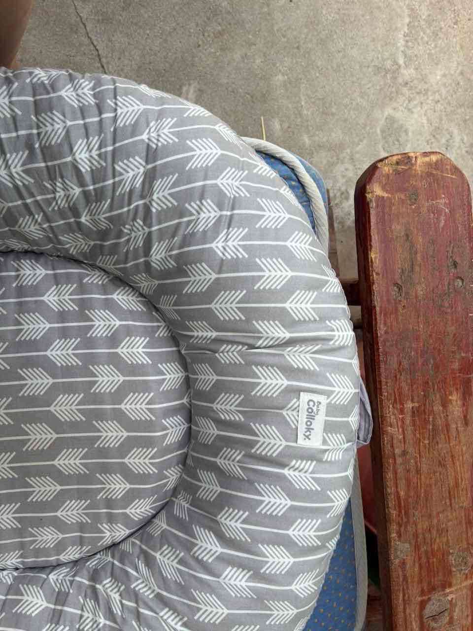 Nido colecho para bebé gris - miniatura 2