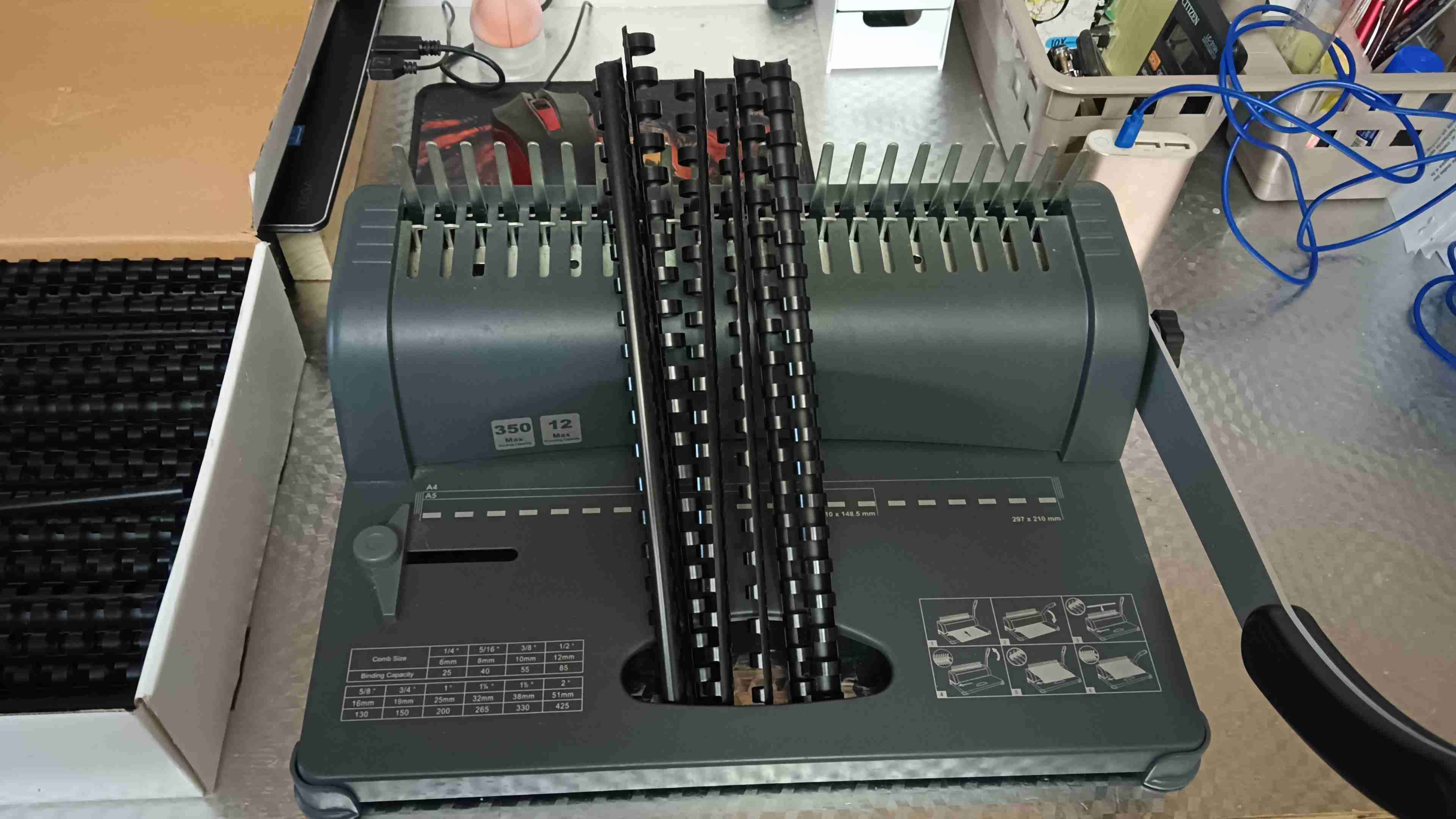 Máquina encuadernadora manual - miniatura 2