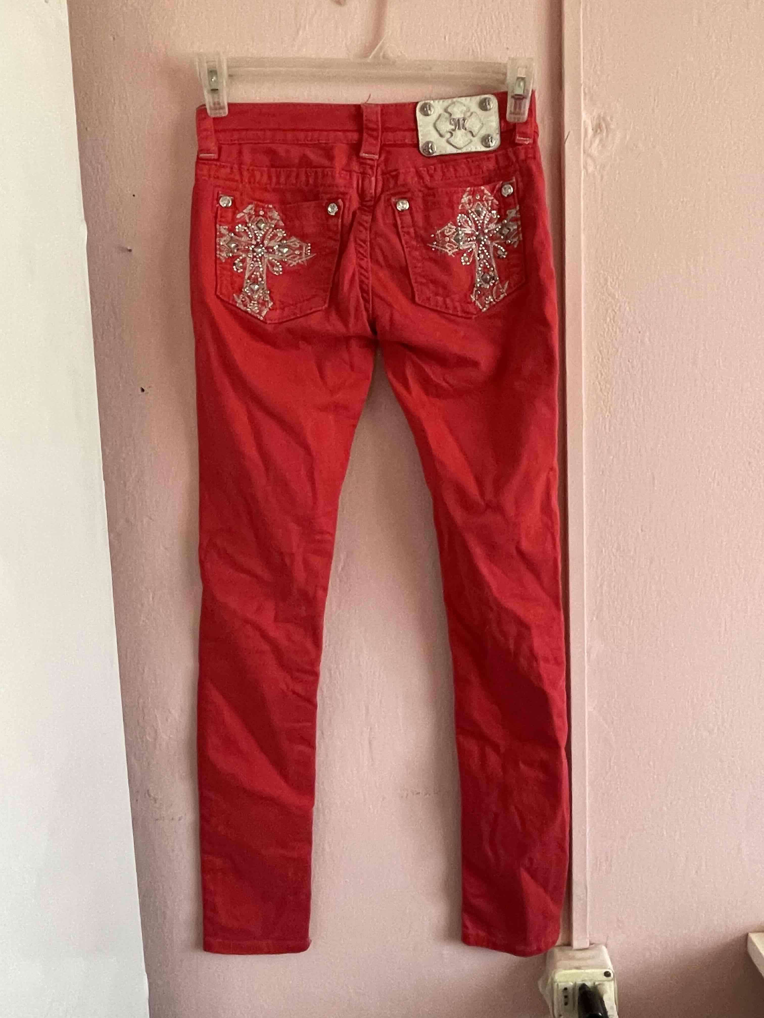 Jeans rojos Miss Me - miniatura 3