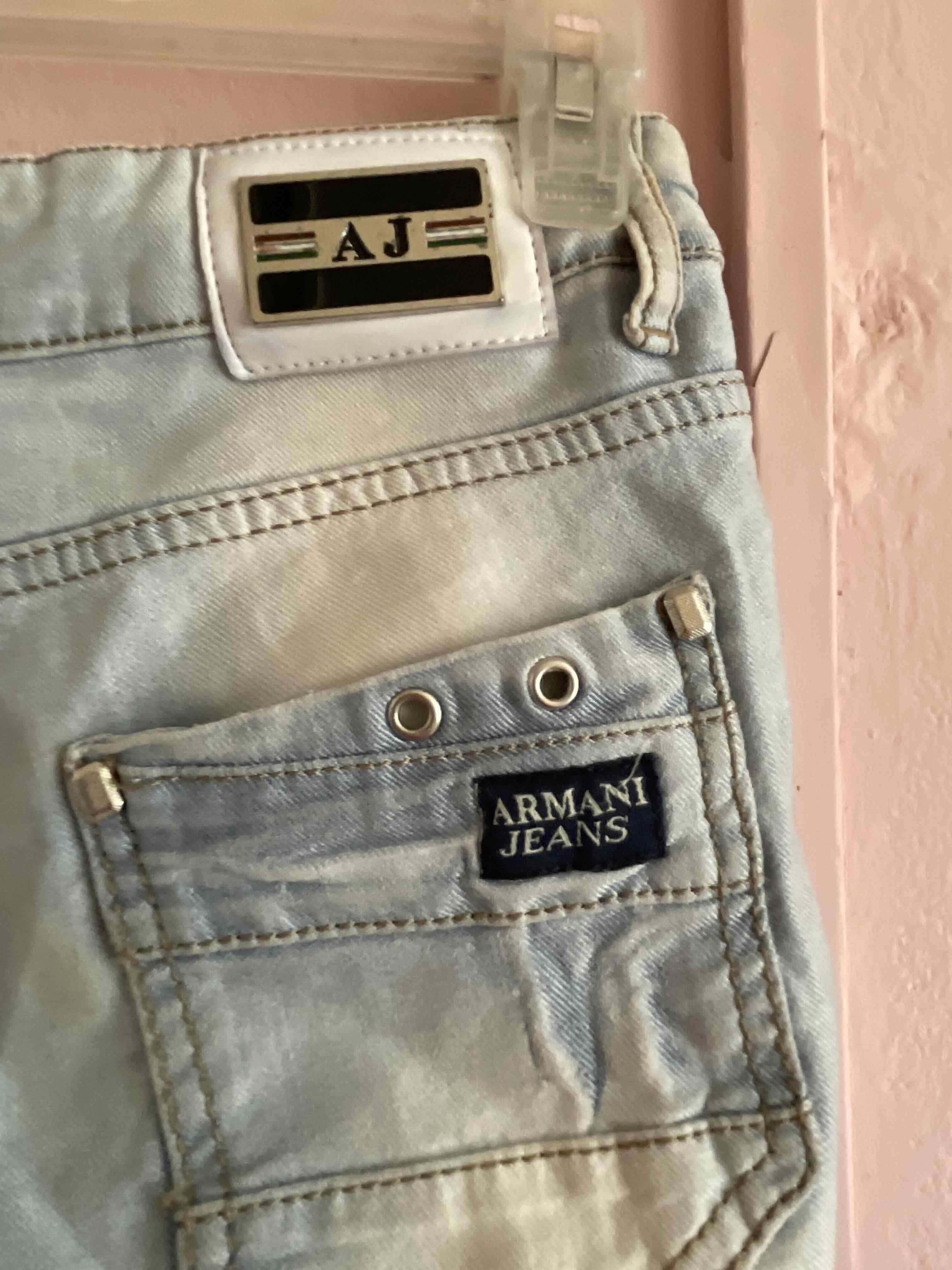 Jeans Armani gris claro - miniatura 2