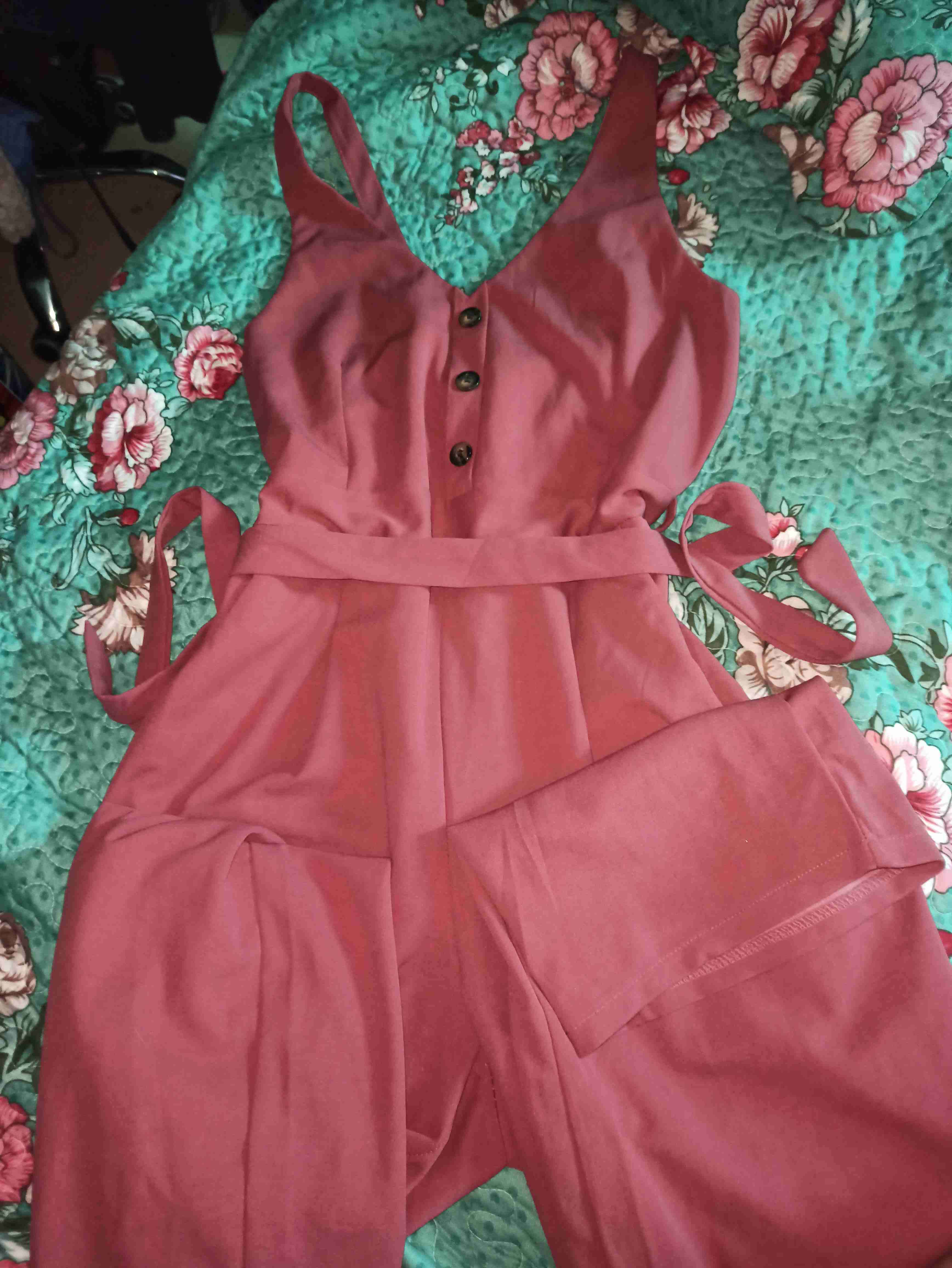 Enterito rosa con botones