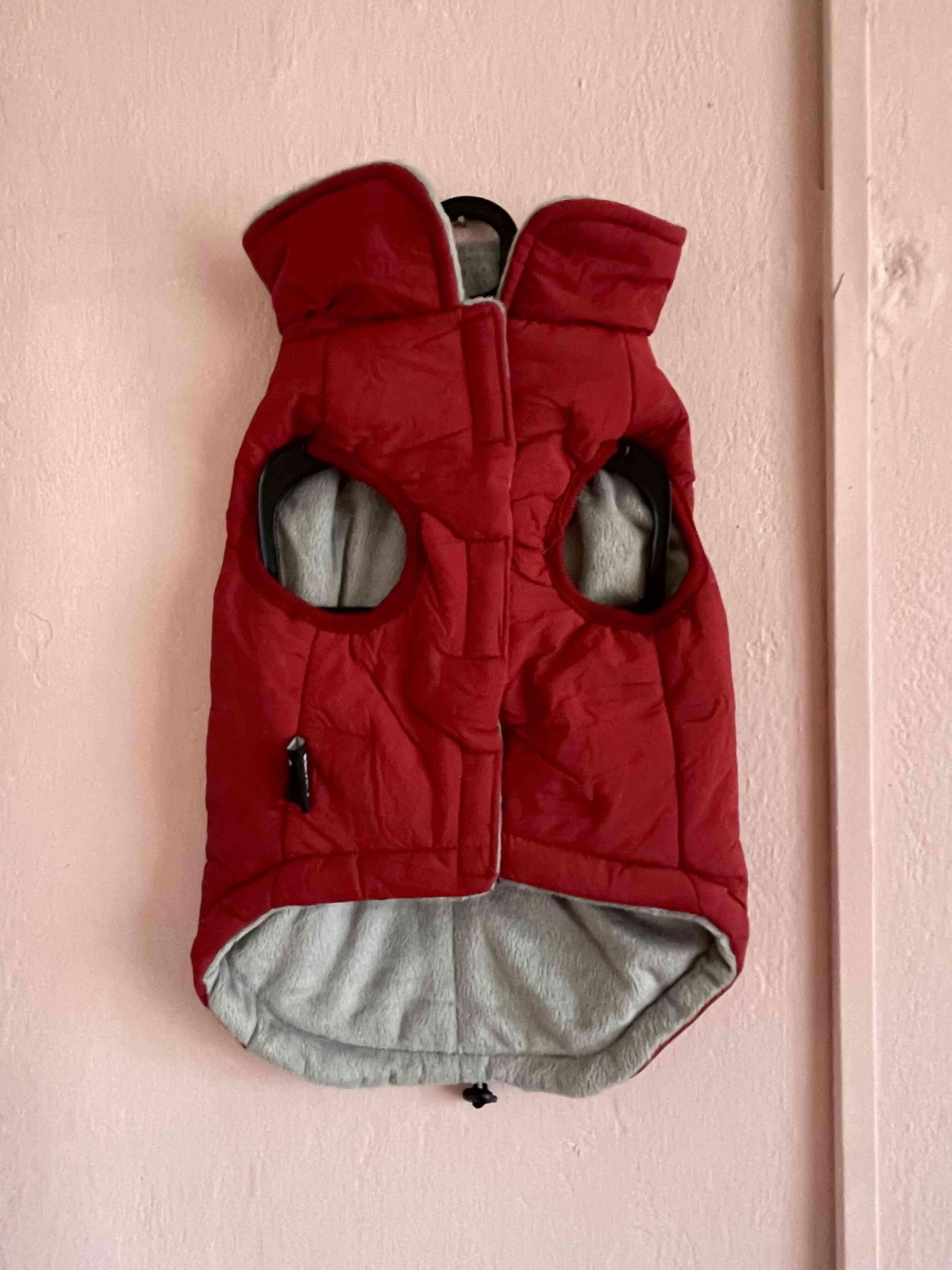 Chaqueta roja para perros talla M/L - miniatura 2