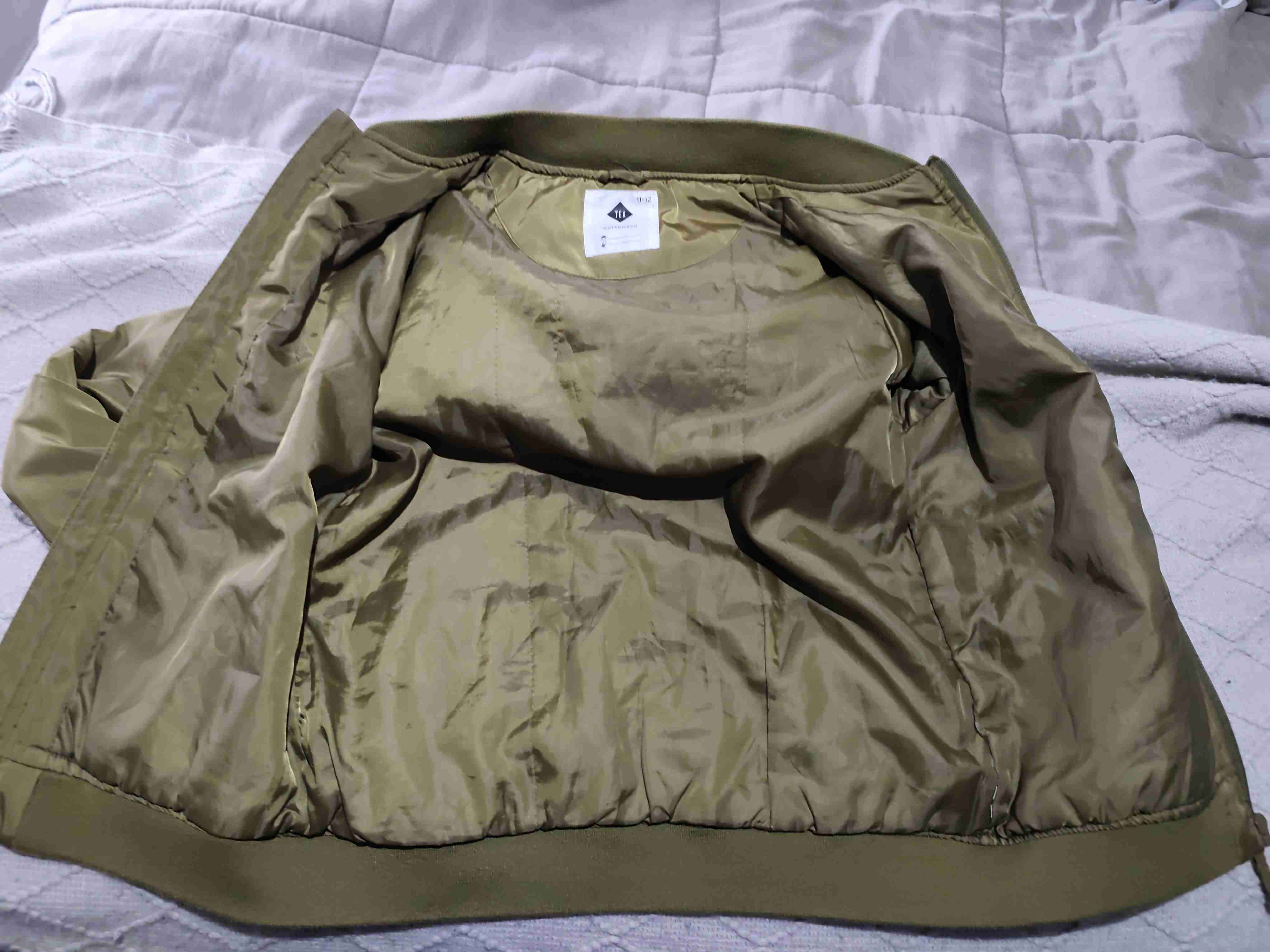 Chaqueta bomber verde militar - miniatura 3
