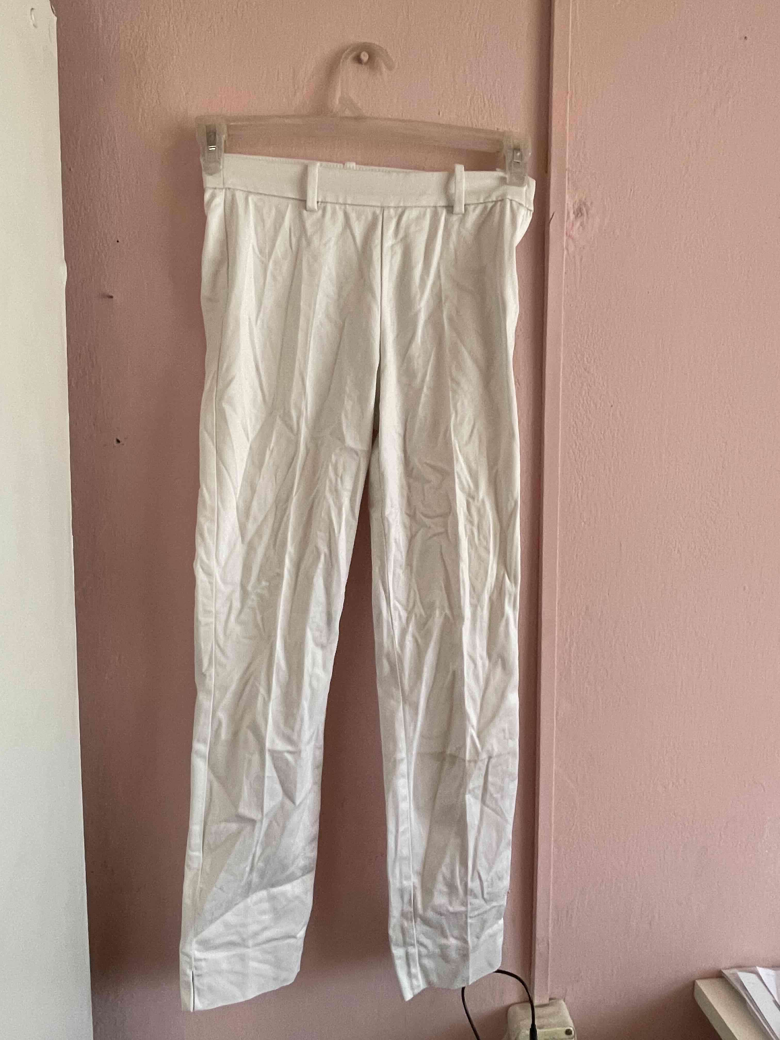 Pantalón blanco de vestir - miniatura 1