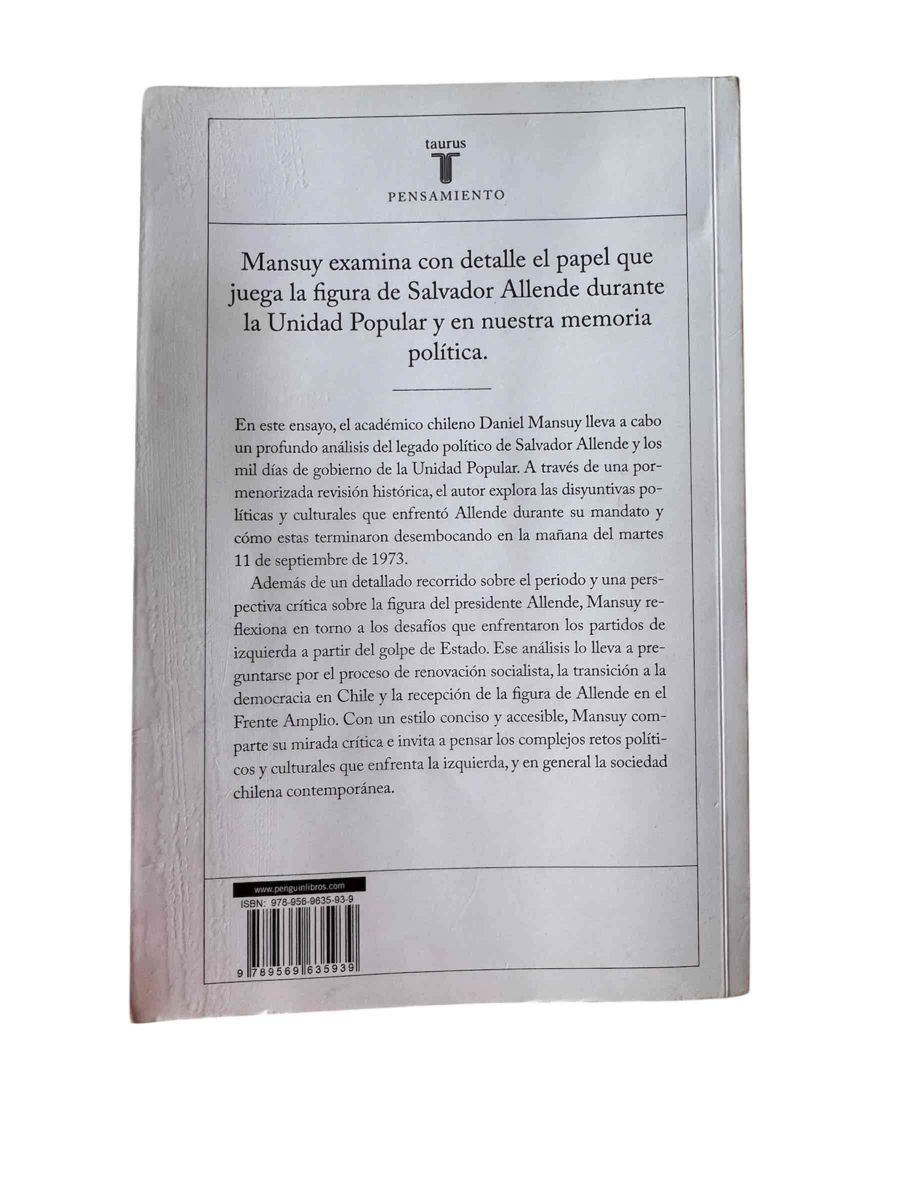 Libro Salvador Allende de Daniel Mansuy - miniatura 2