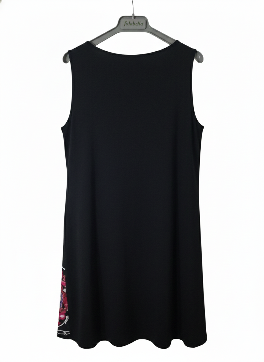 Vestido Pimpinela Negro Talla XL - miniatura 2