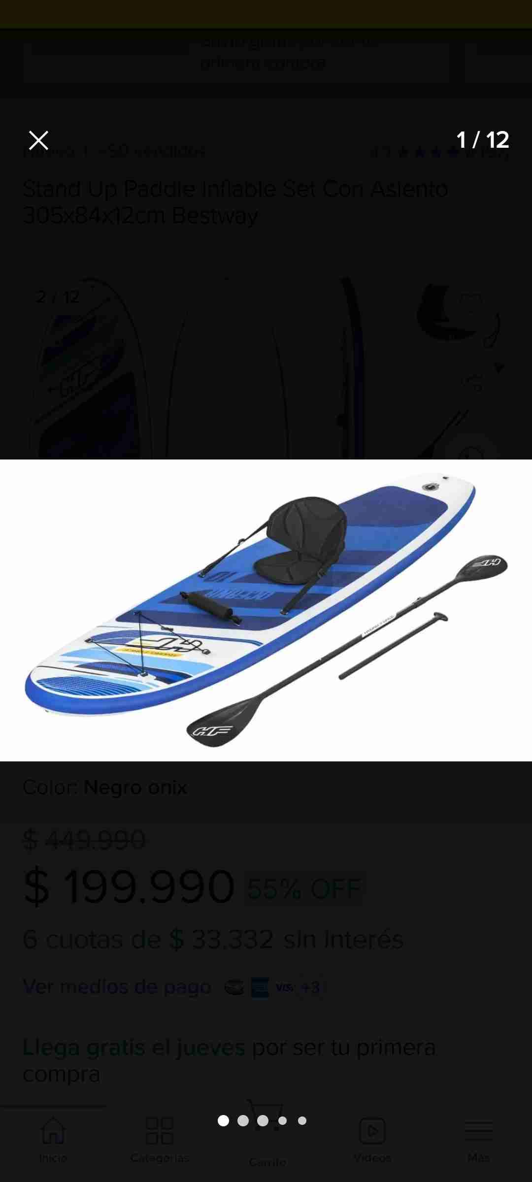 Tabla de paddle surf Oceana - miniatura 2