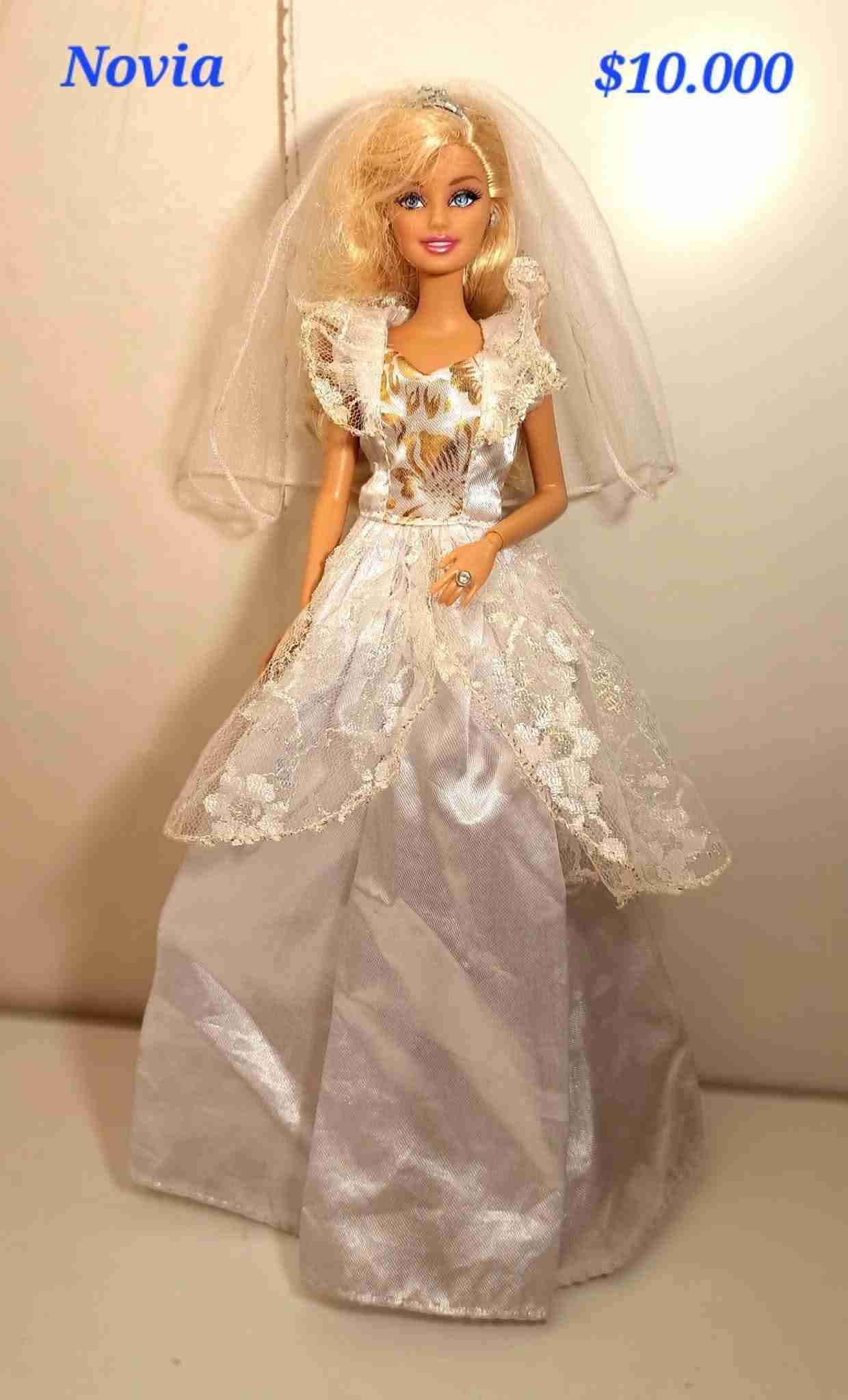 Muñeca novia clásica - miniatura 1