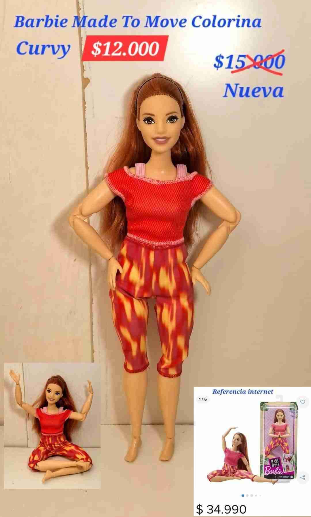 Muñeca Barbie Made To Move - miniatura 1