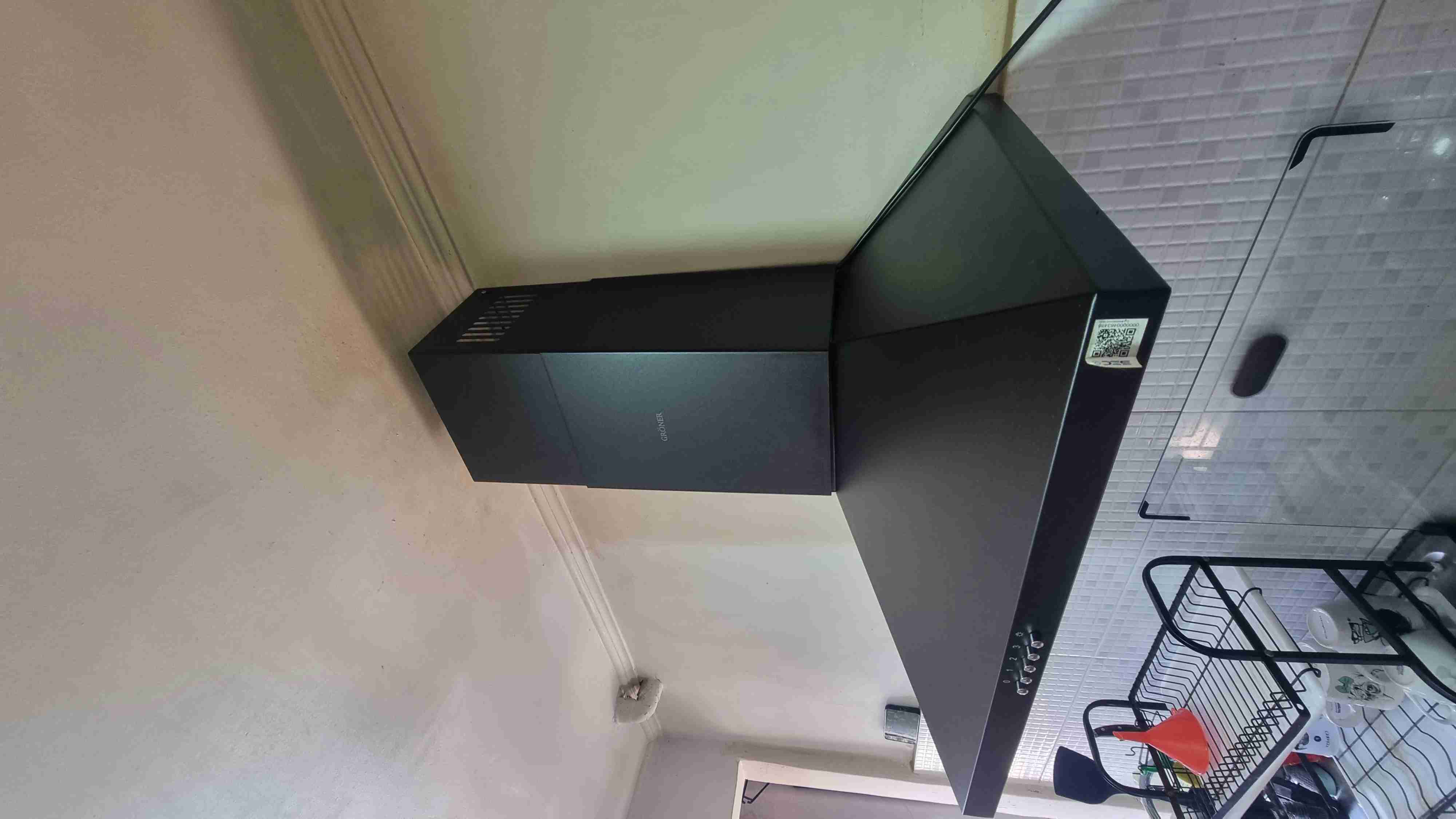 Campana extractora cocina negro - miniatura 2