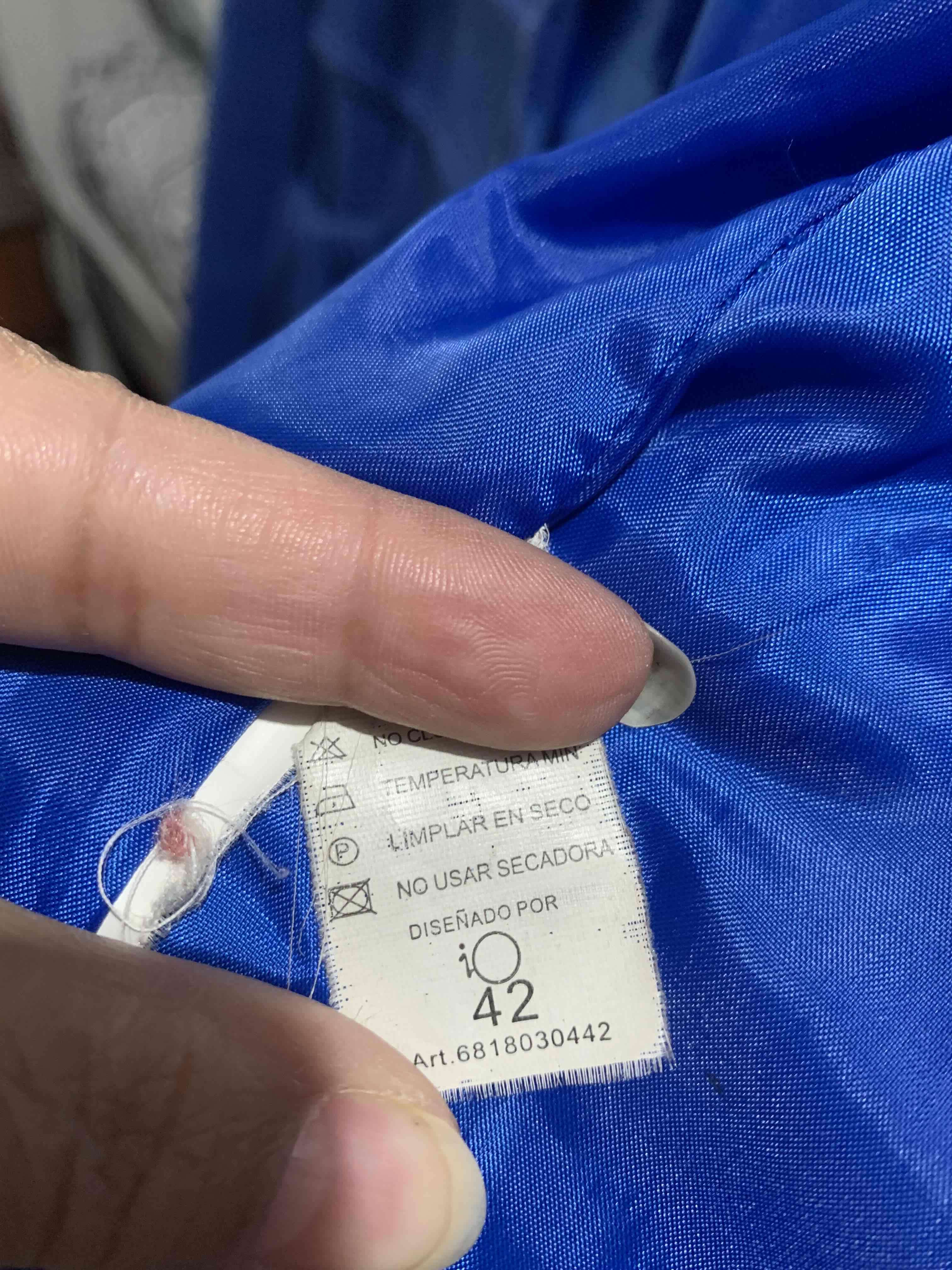 Abrigo azul con bolsillos - miniatura 5