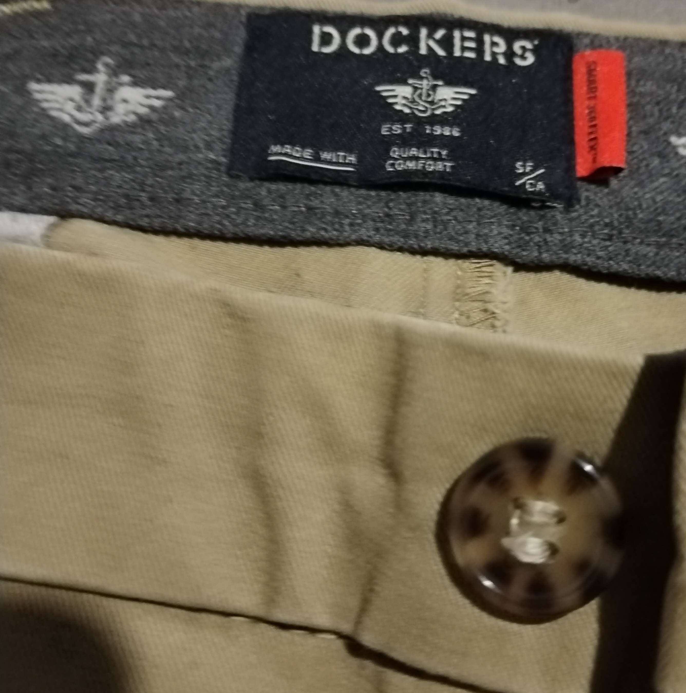 Pantalón Chino Dockers Smart 360 Flex - 33  Beige - miniatura 3