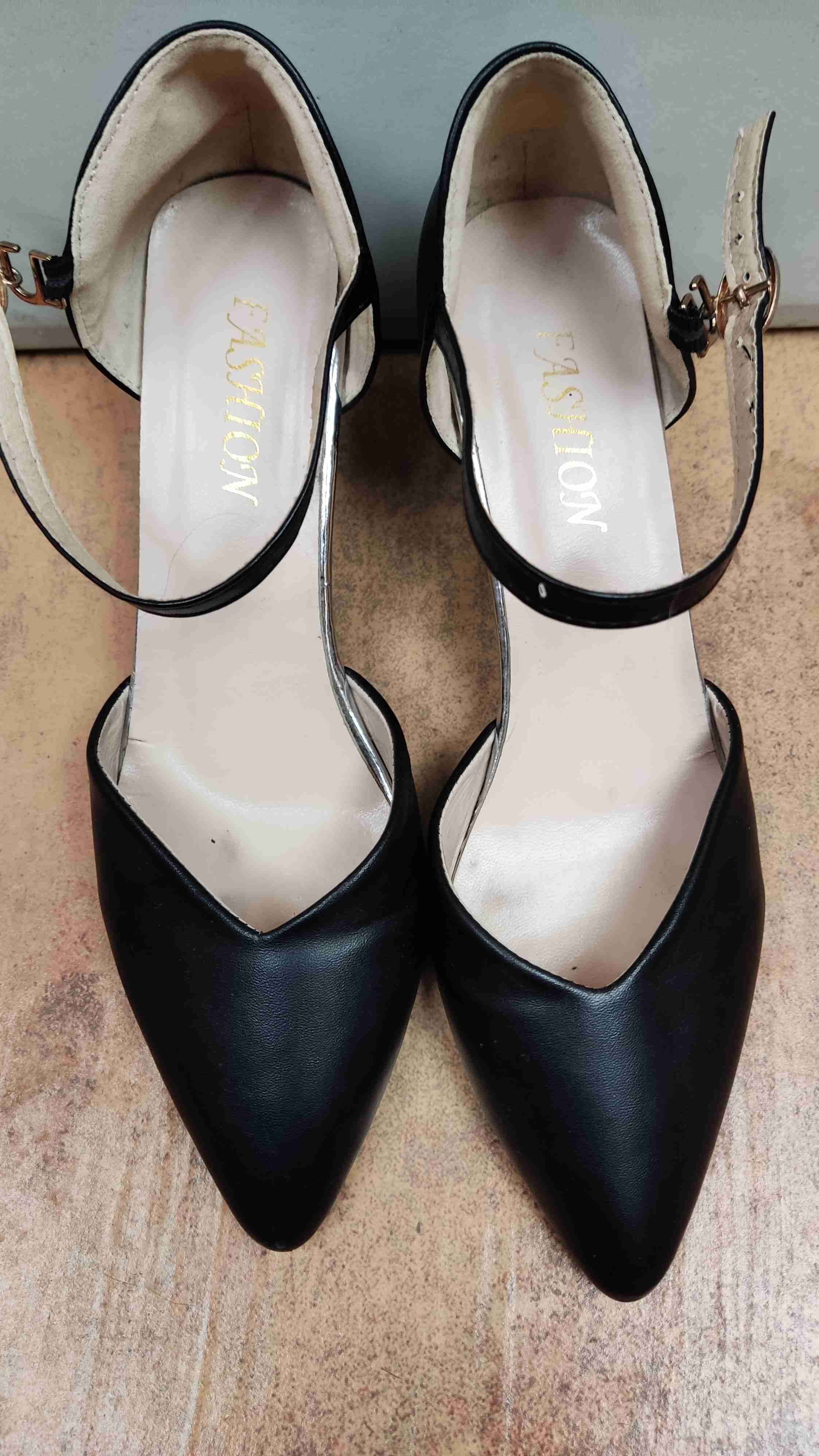 Zapatos de tacón negros mujer - miniatura 3