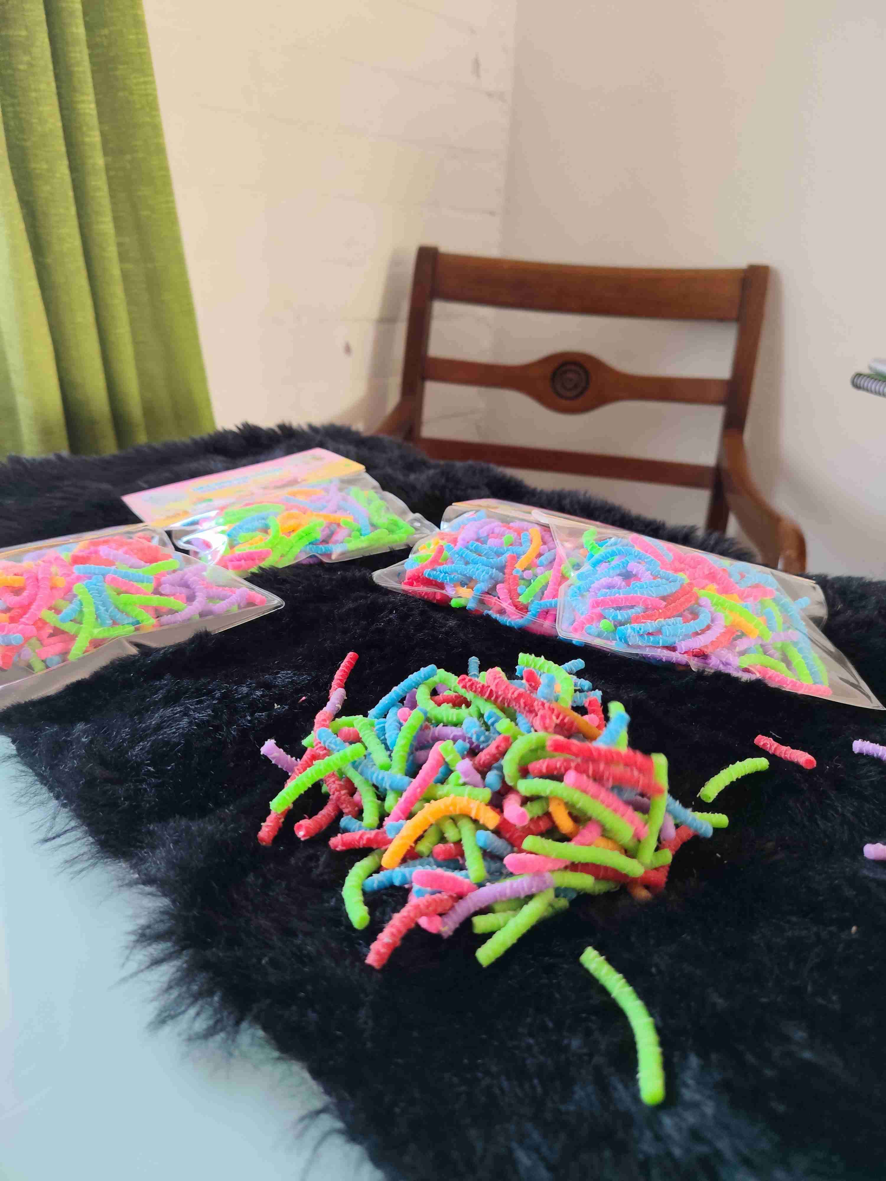 Squeeze toys gusanos de silicona SENSORIAL - miniatura 2