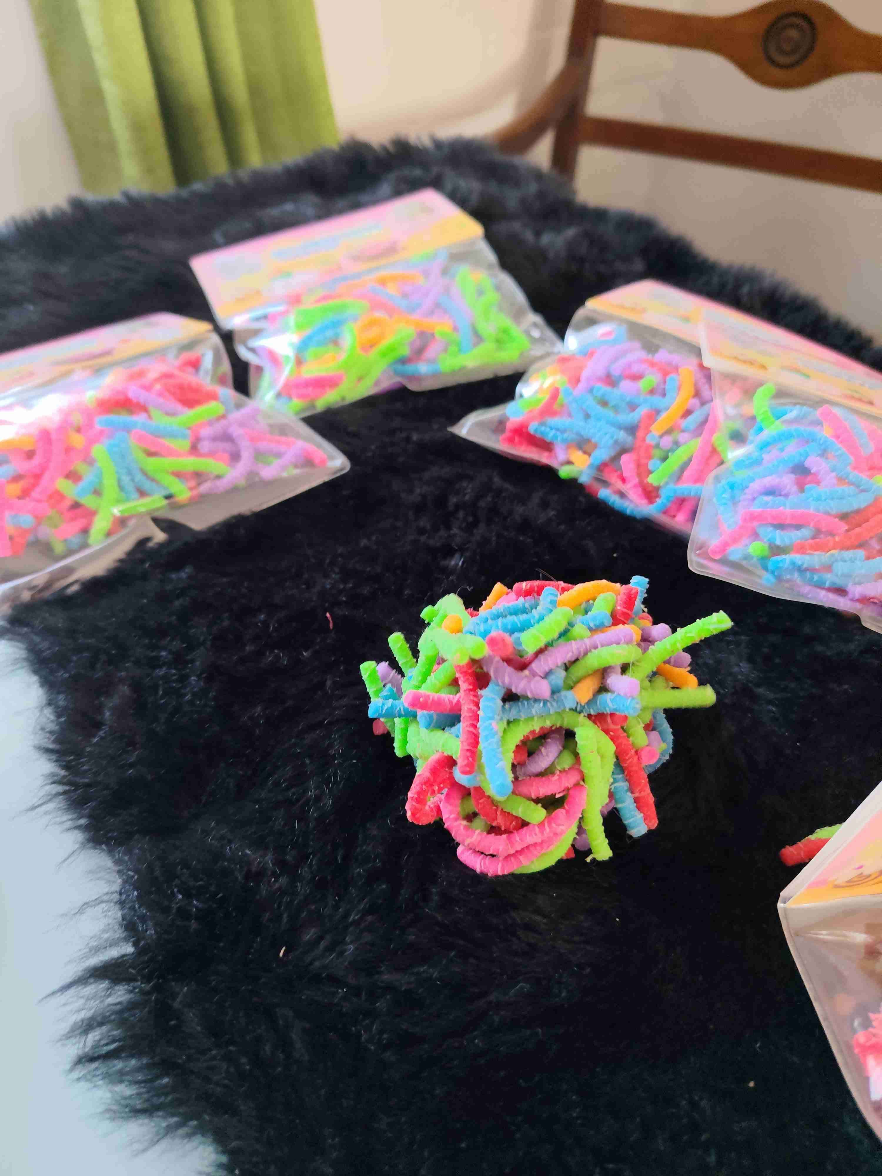 Squeeze toys gusanos de silicona SENSORIAL - miniatura 4