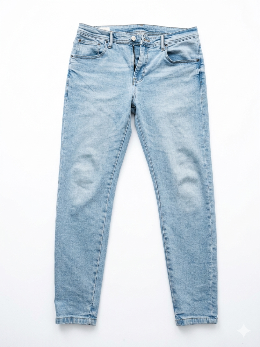 Jean Zara Celeste Talla 38 - Impecable - miniatura 1